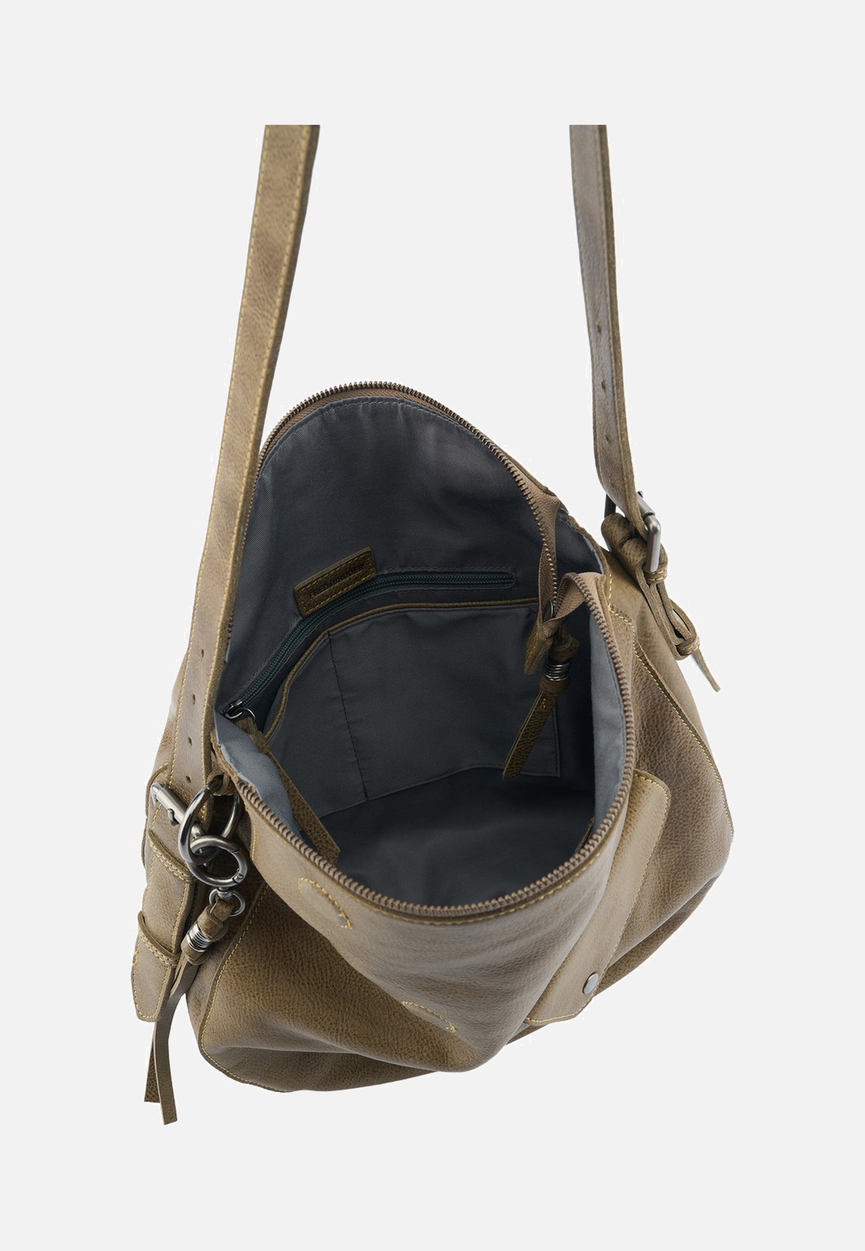 Fredsbruder My Forever Friend Shoulderbag With Front Pocket Muddy Khaki Shoulder Bag