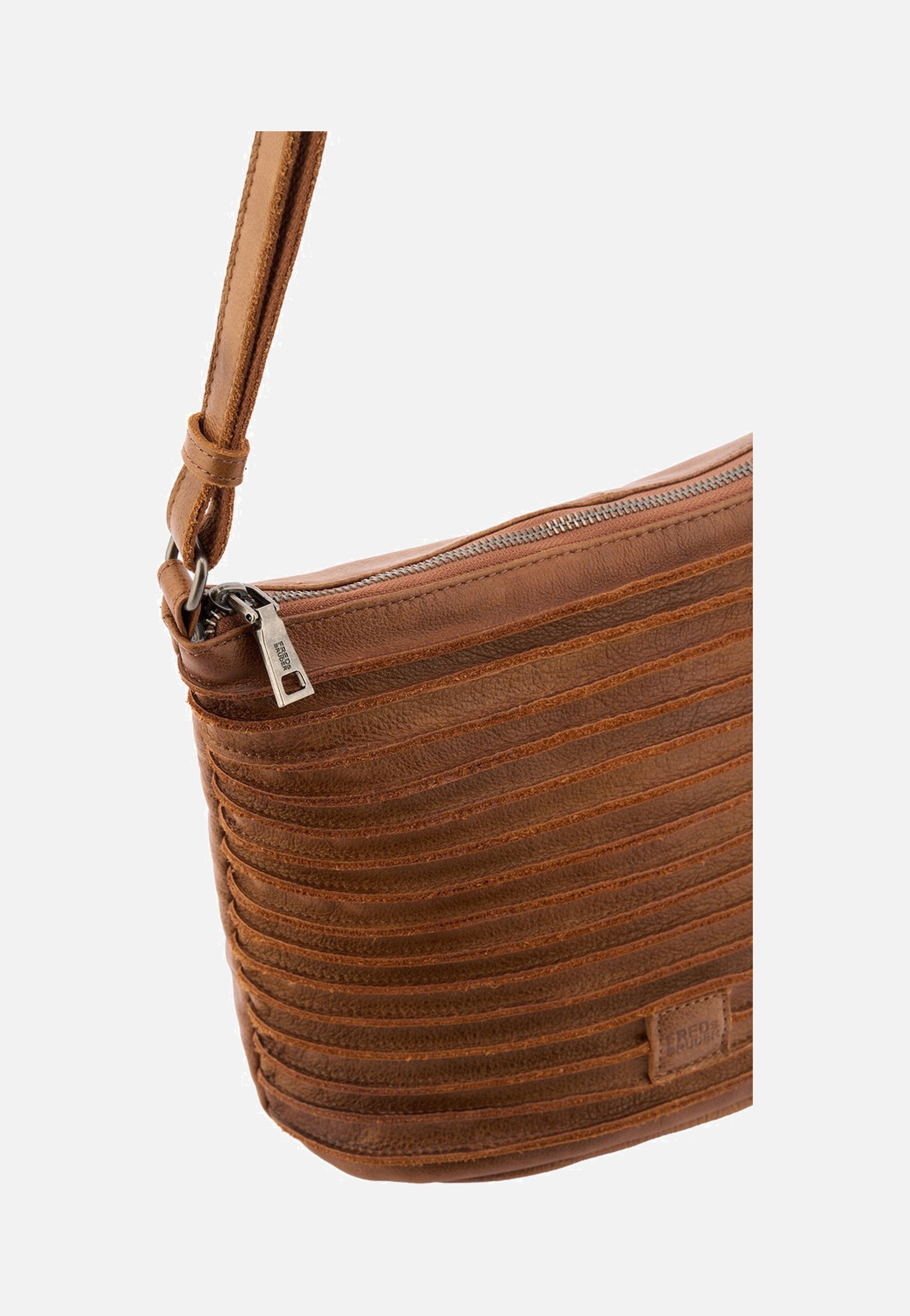 Fredsbruder Riffelinchen 927r Desert Brown Crossbody Bag