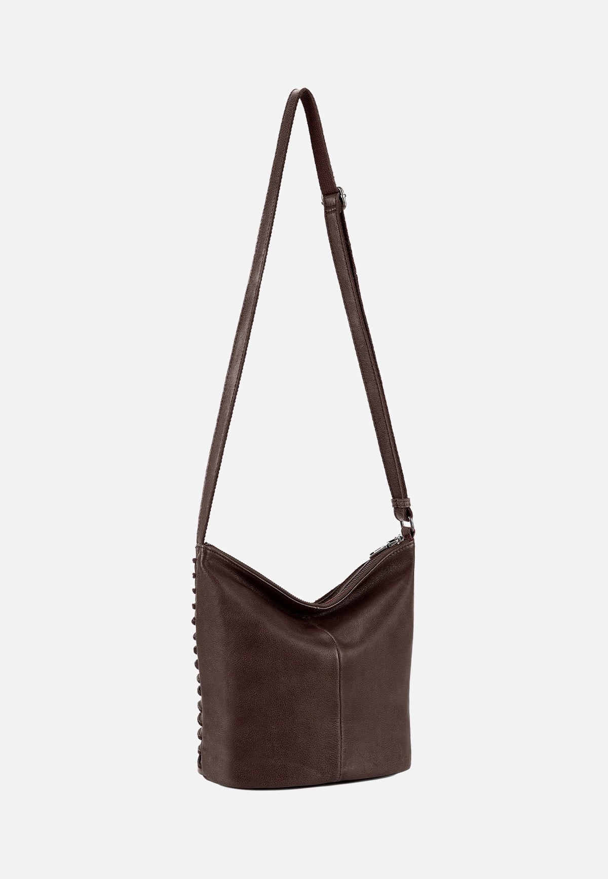 Fredsbruder Riffelinchen 927R Dark Choco Brown Bolso bandolera