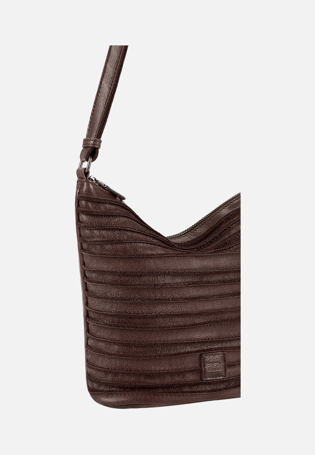 Fredsbruder Riffelinchen 927R Dark Choco Brown Bolso bandolera