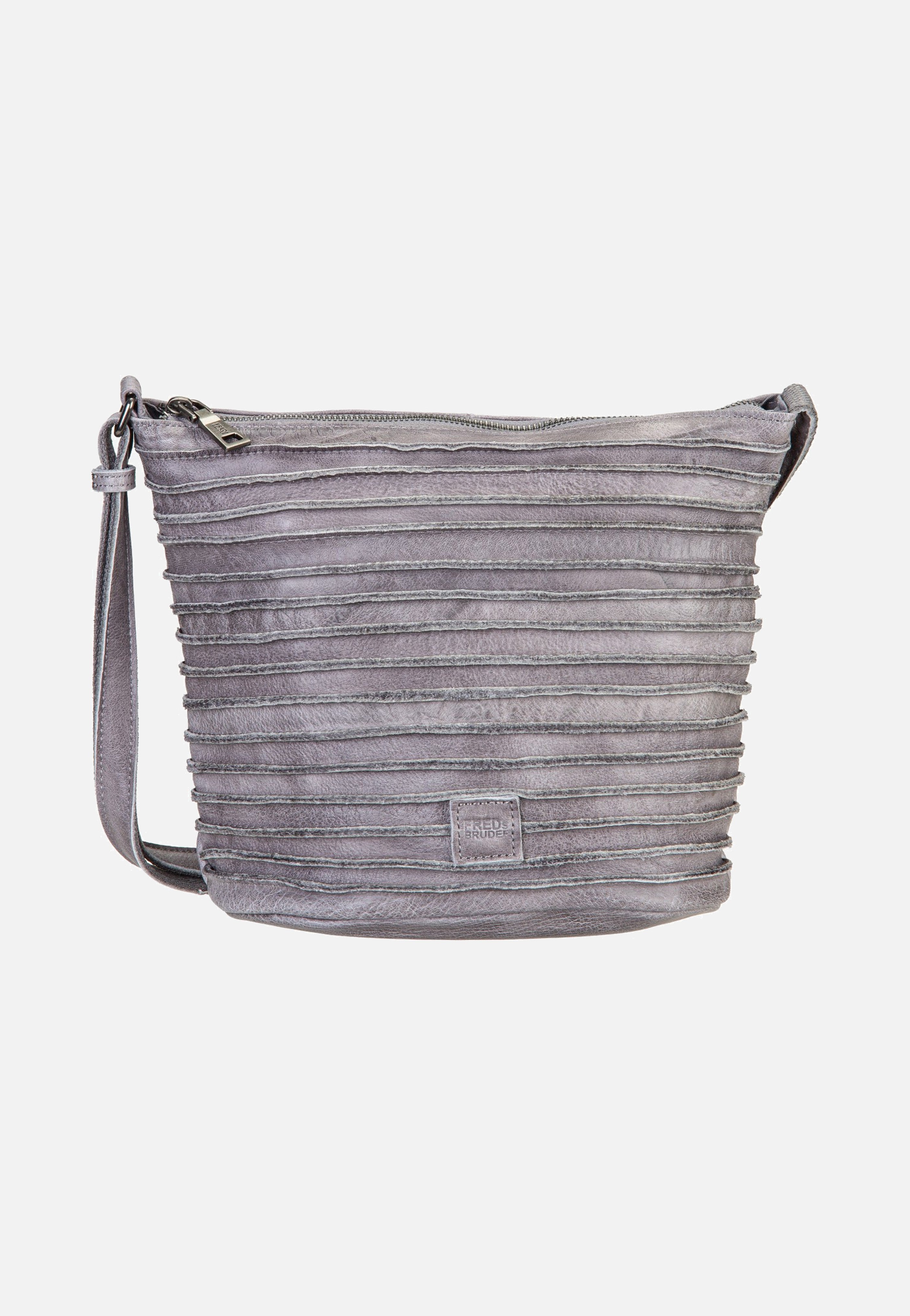 Fredsbruder Riffelinchen 927r Grey Crossbody Bag
