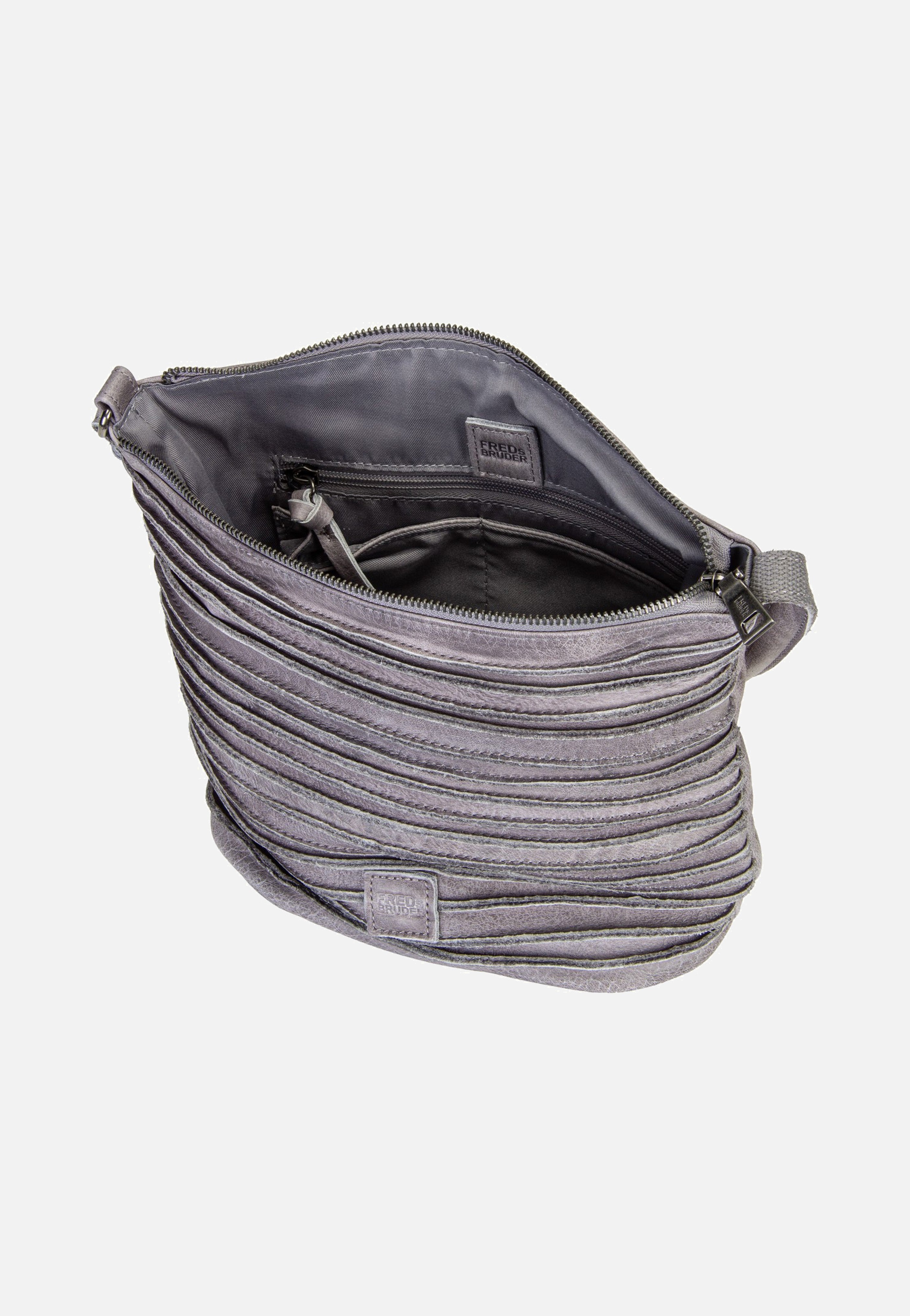 Fredsbruder Riffelinchen 927r Grey Crossbody Bag