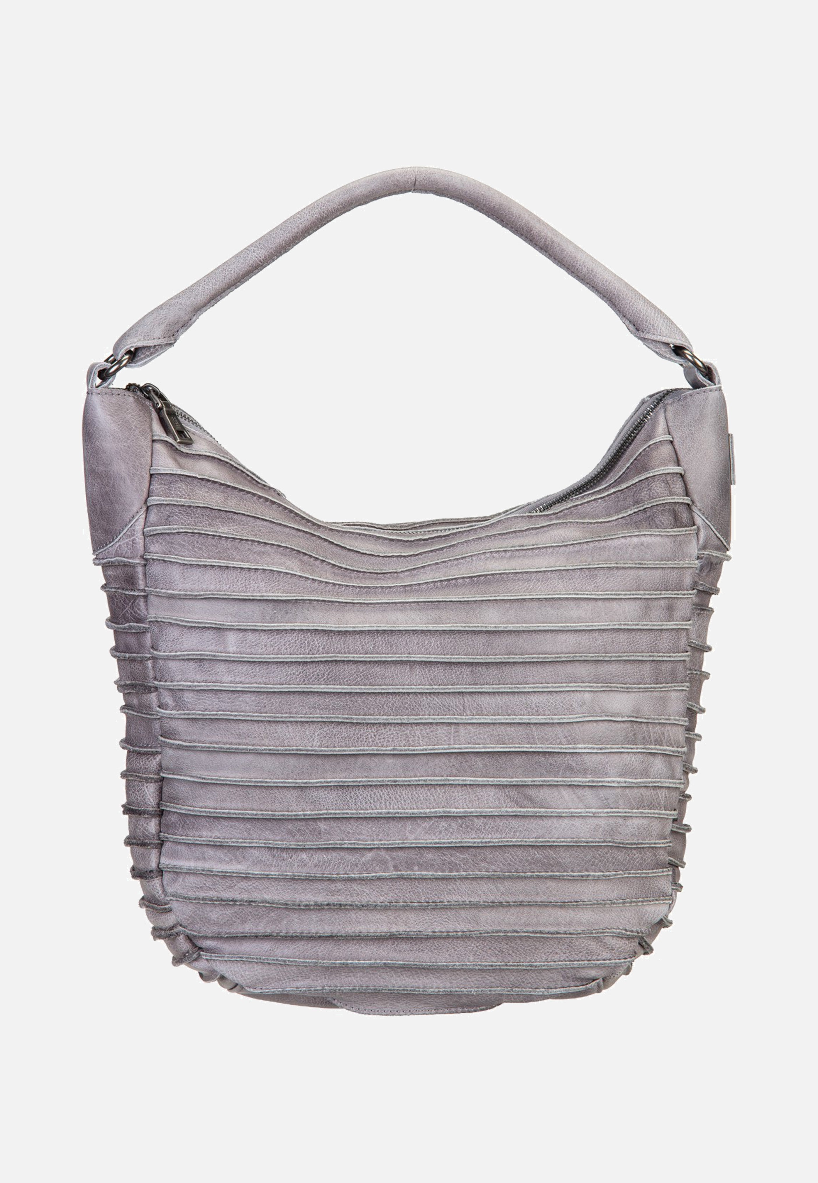 Fredsbruder Riffeltier S 961r Grey Hobo Bag