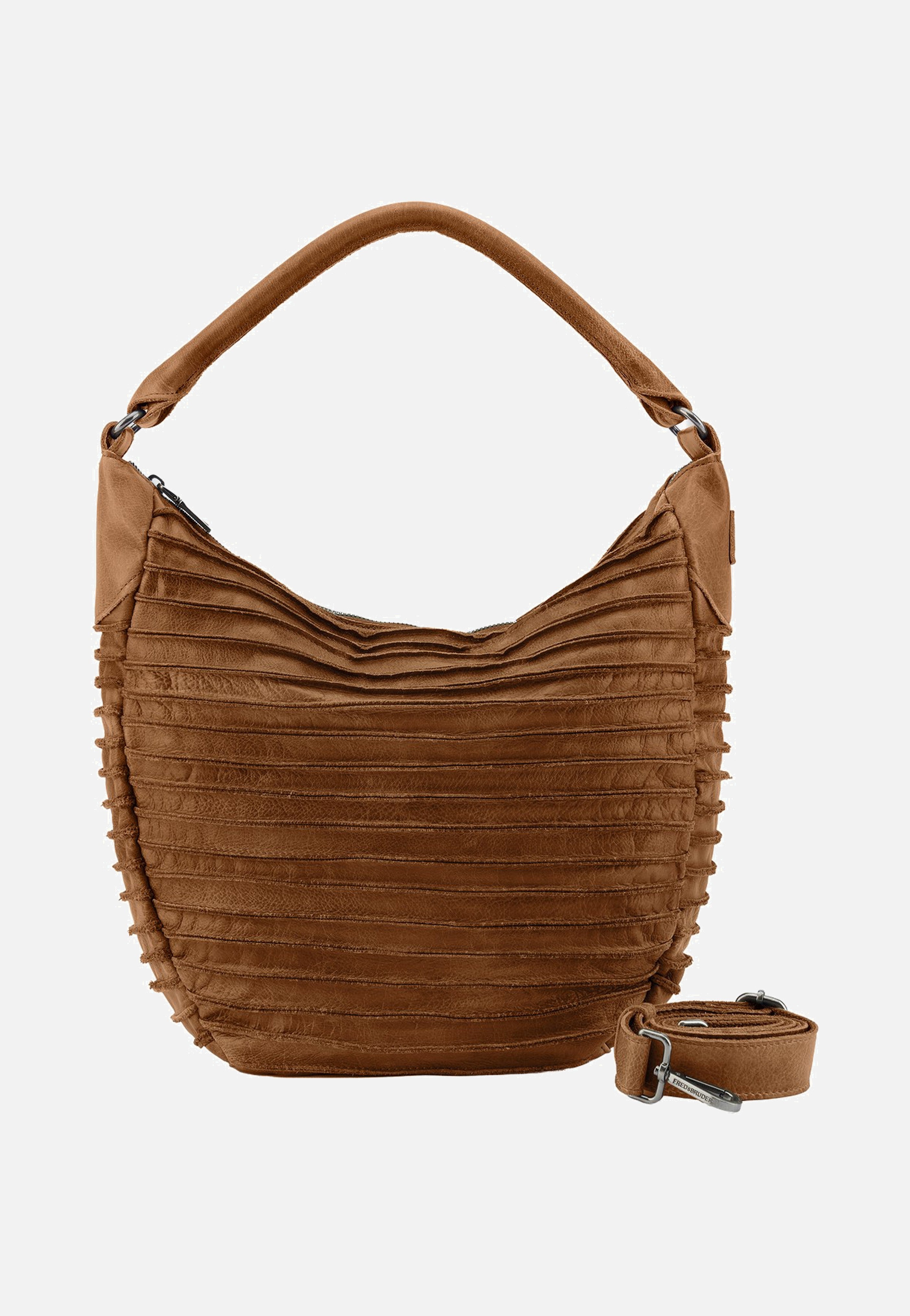 Fredsbruder Riffeltier S 961r Desert Brown Hobo Bag