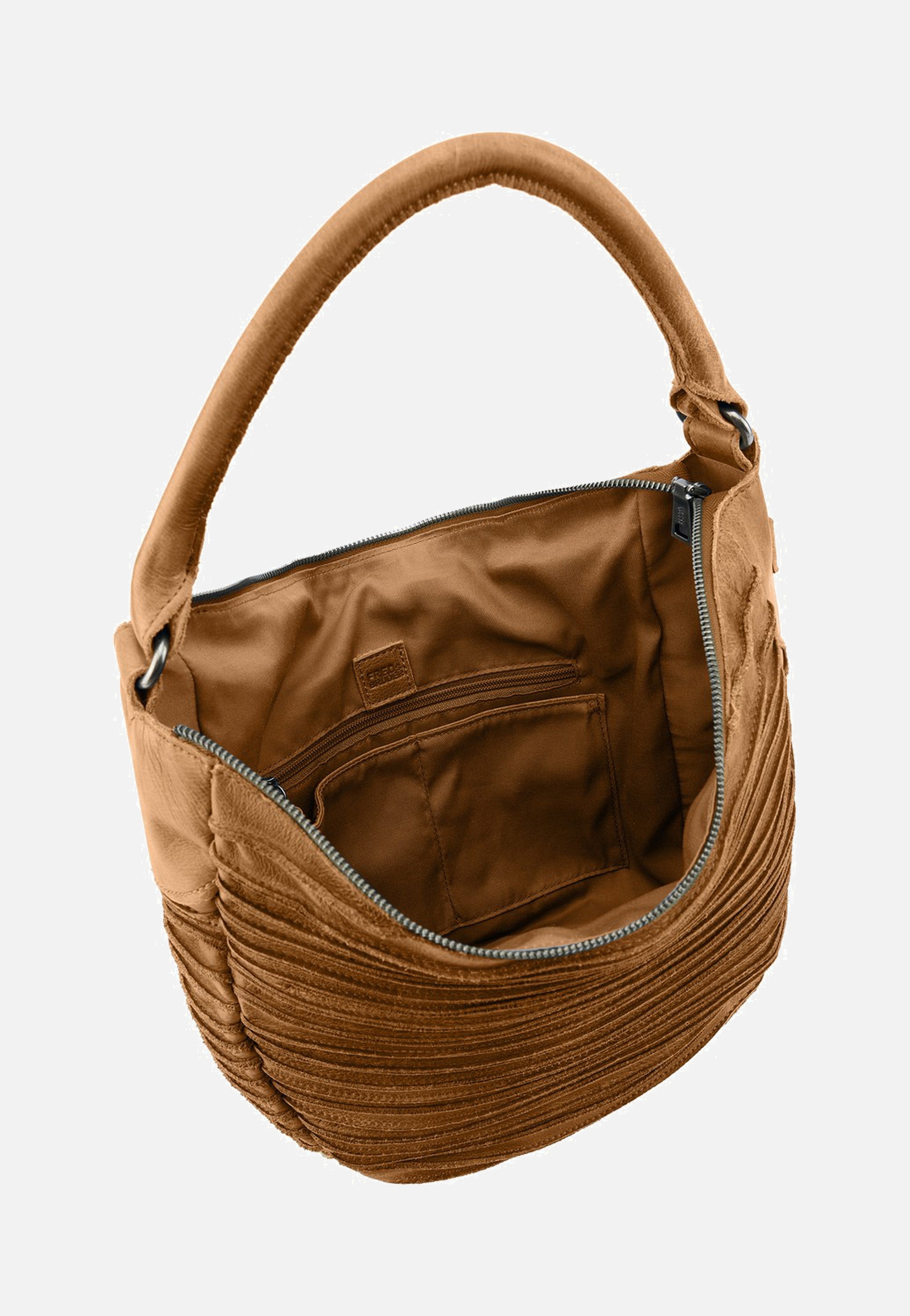 Fredsbruder Riffeltier S 961r Desert Brown Hobo Bag