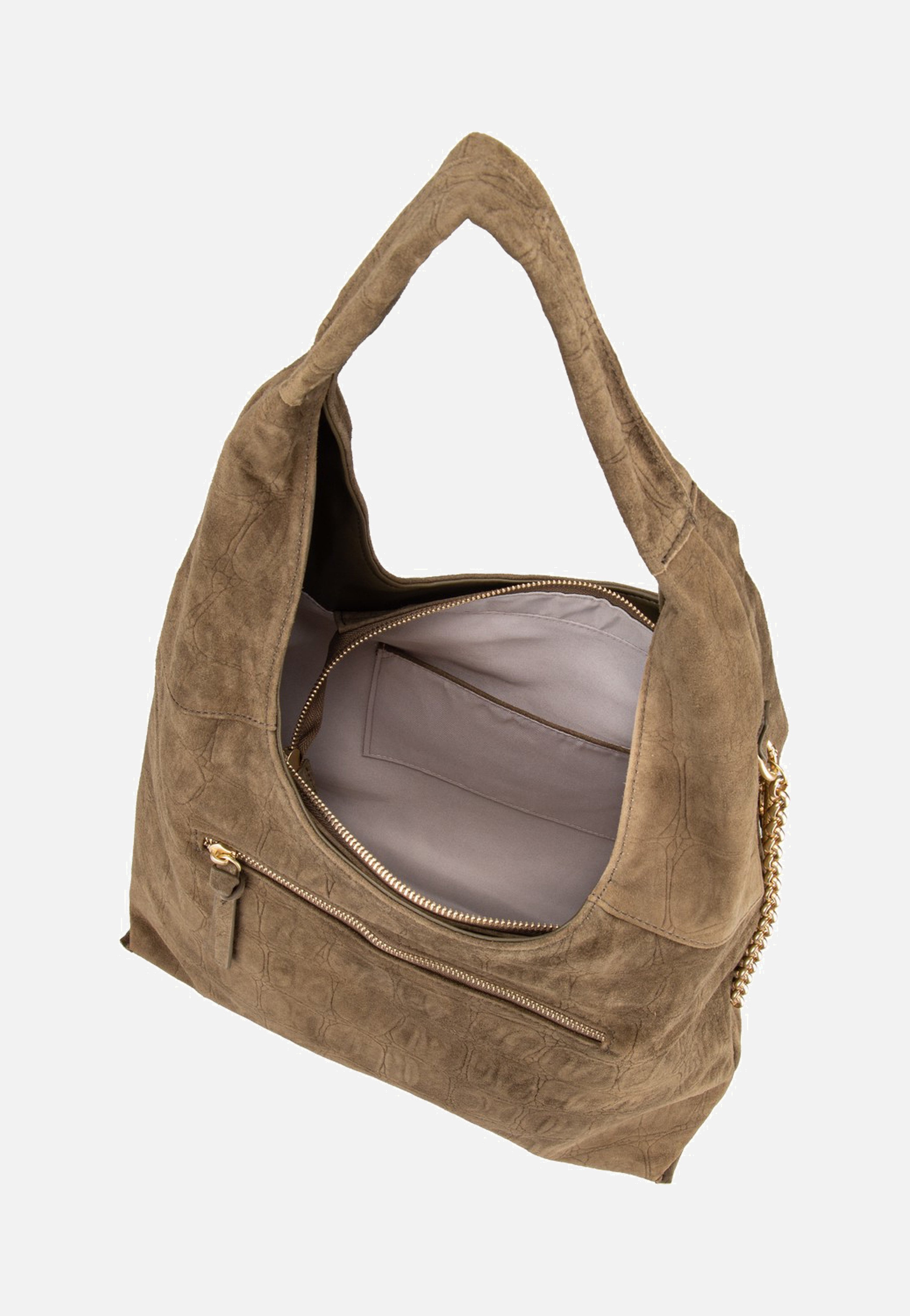 Fredsbruder - Velvet Wild Hobo Khaki - Hobo Bag | Women-Image