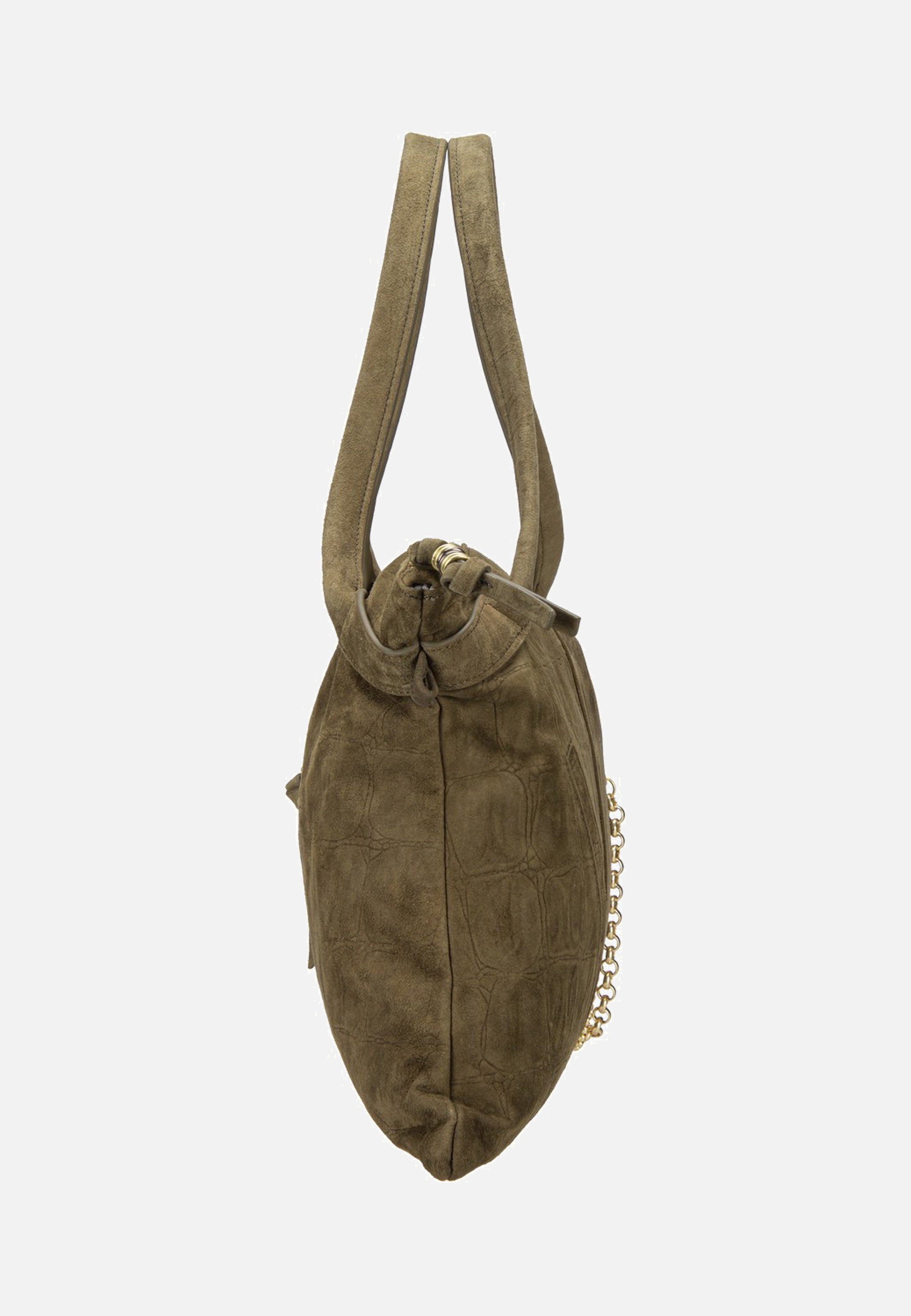 Fredsbruder Velvet Wild Khaki Shoulder Bag