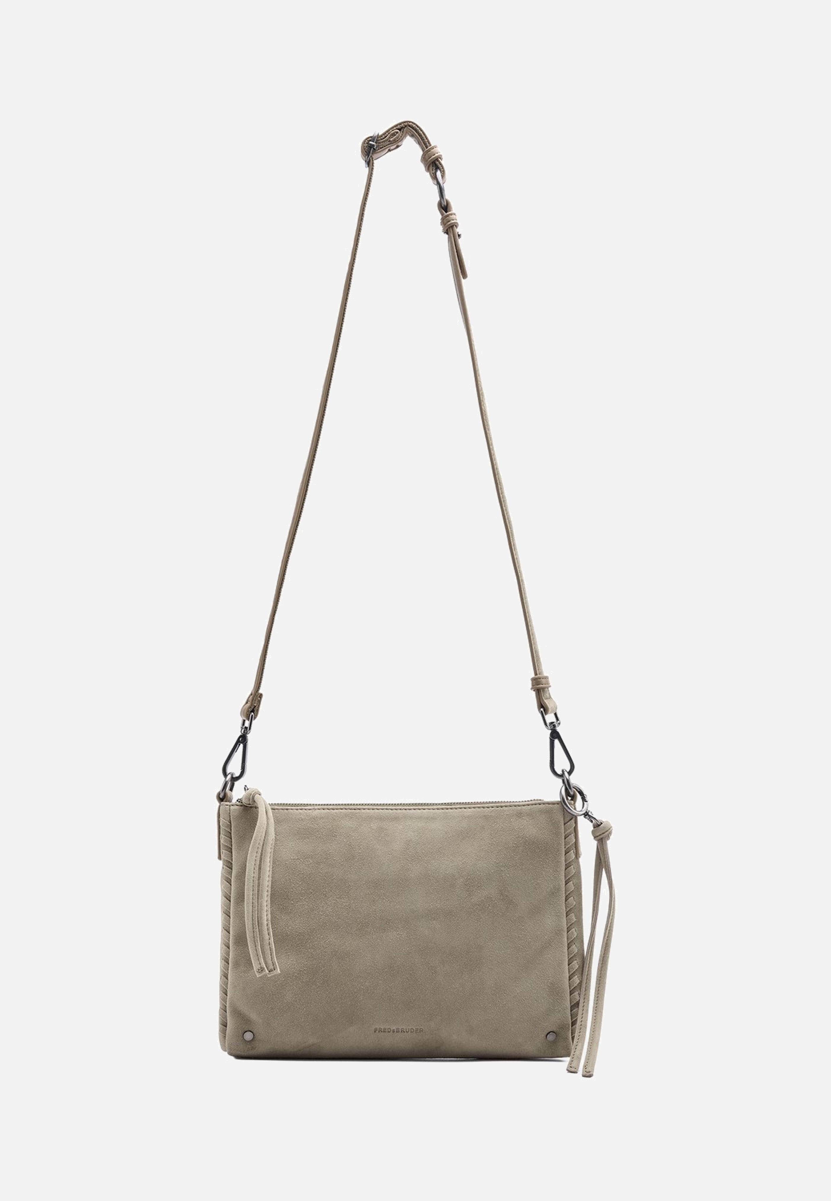 Fredsbruder Whipstitch Soul Crossbag Taupe Crossbody Bag