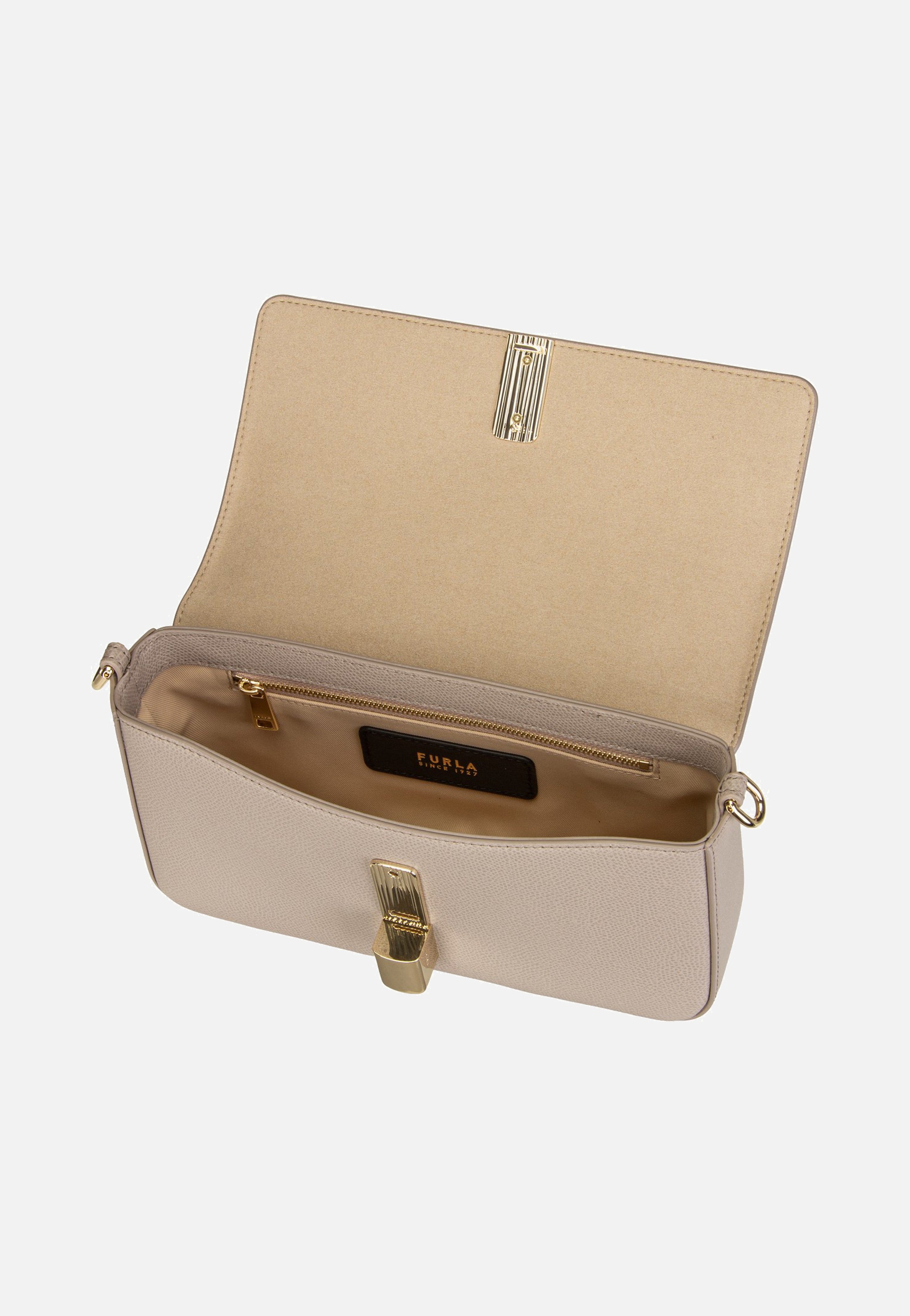 Furla Iride S Crossbody Cachemire Gray Crossbody Bag