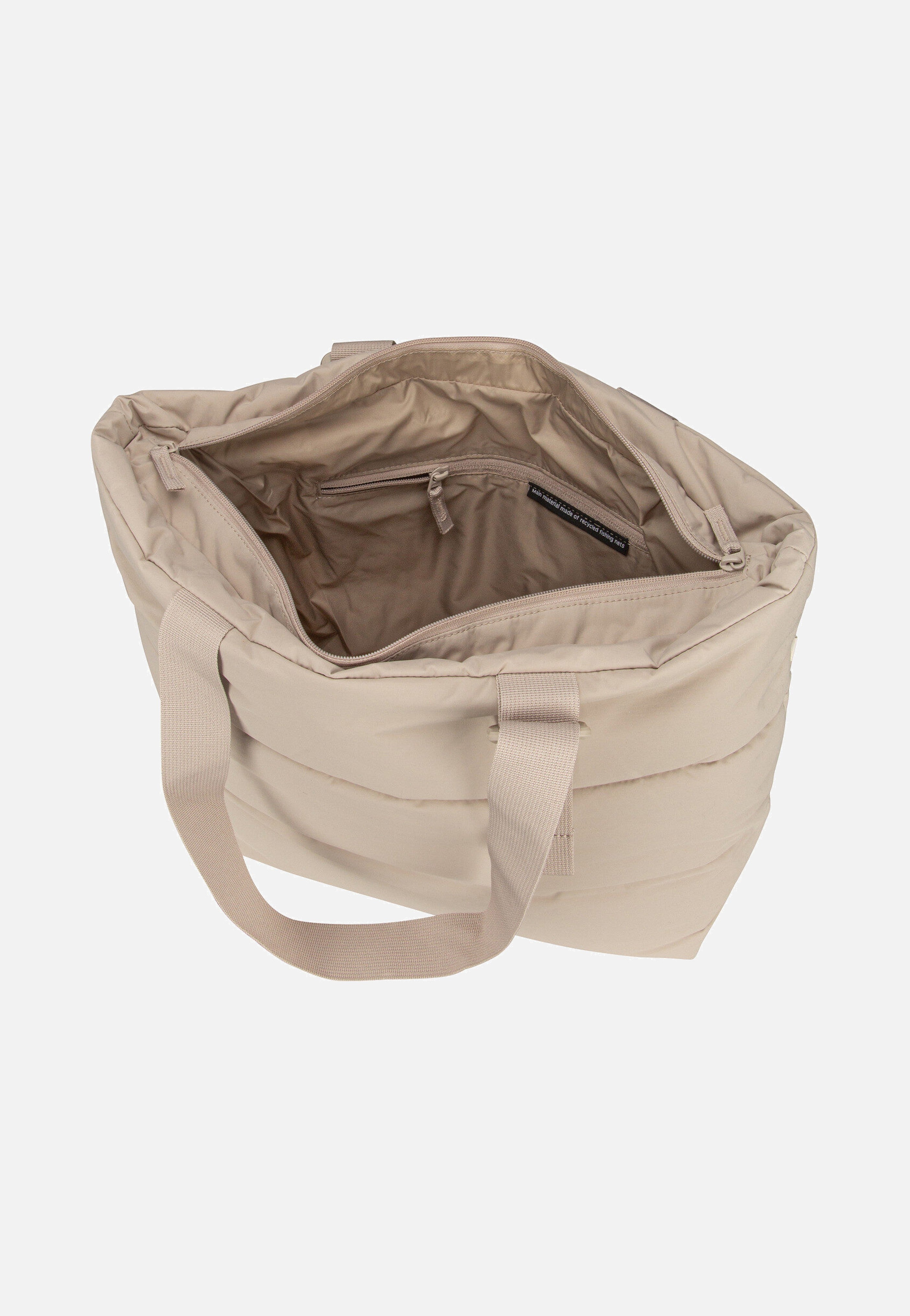 GOT BAG Puffer Tote Bag Monochrome Scallop Shopper