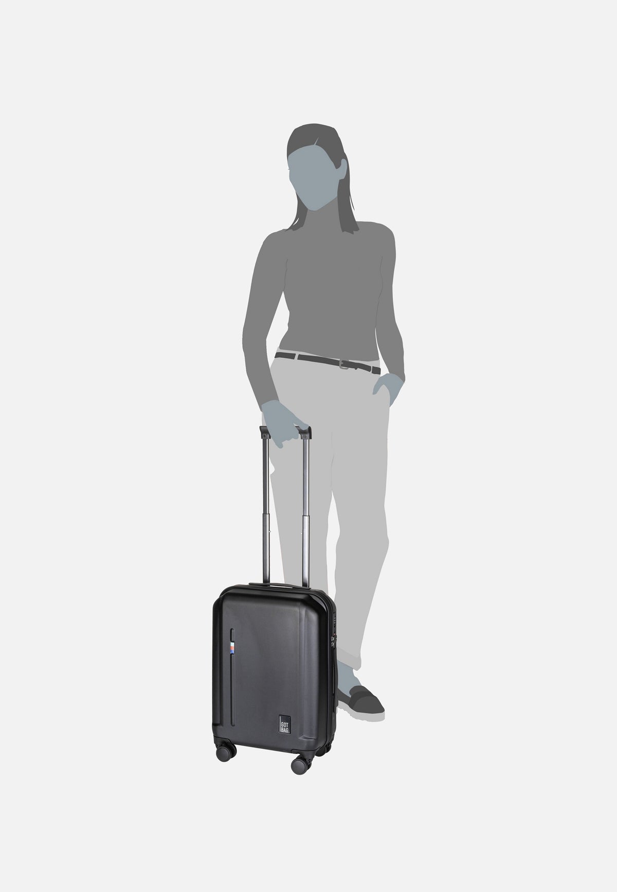 GOT BAG Re:Shell Cabin 2.0 Black Maleta