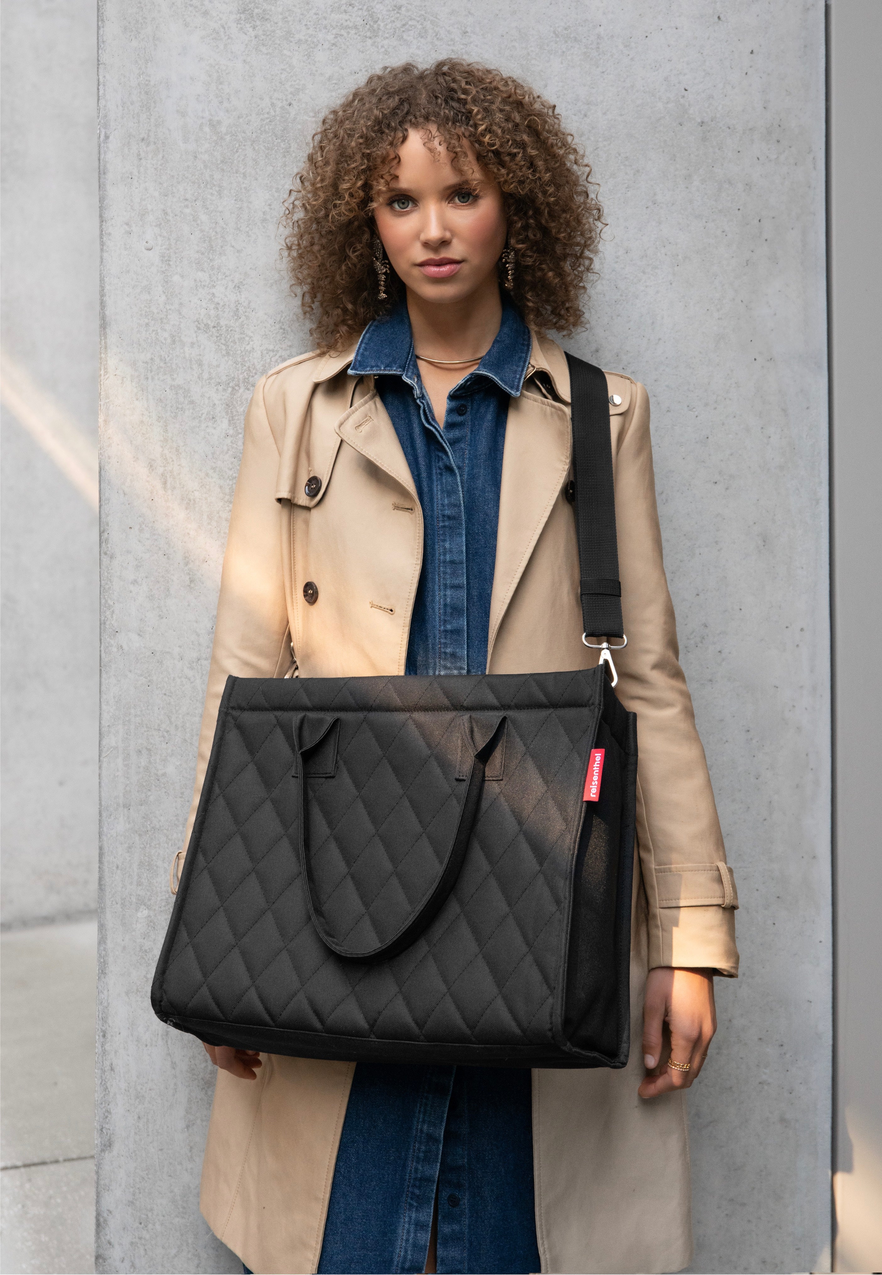 reisenthel - Daily Shopper Business Rhombus Black - Shopper | Women-Image