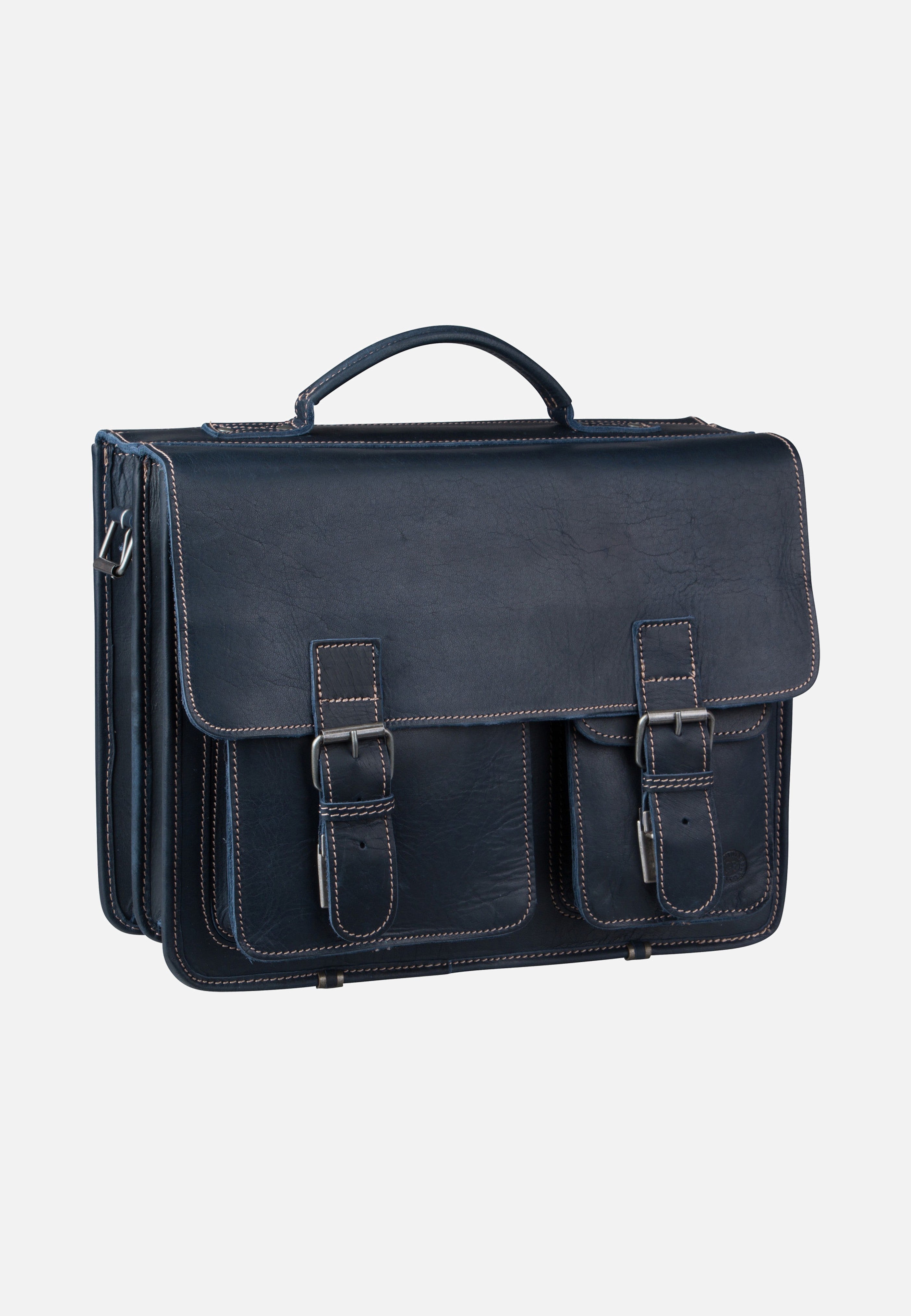 Greenburry Buffalo 1128 Mappe XXL Dark Navy Briefcase