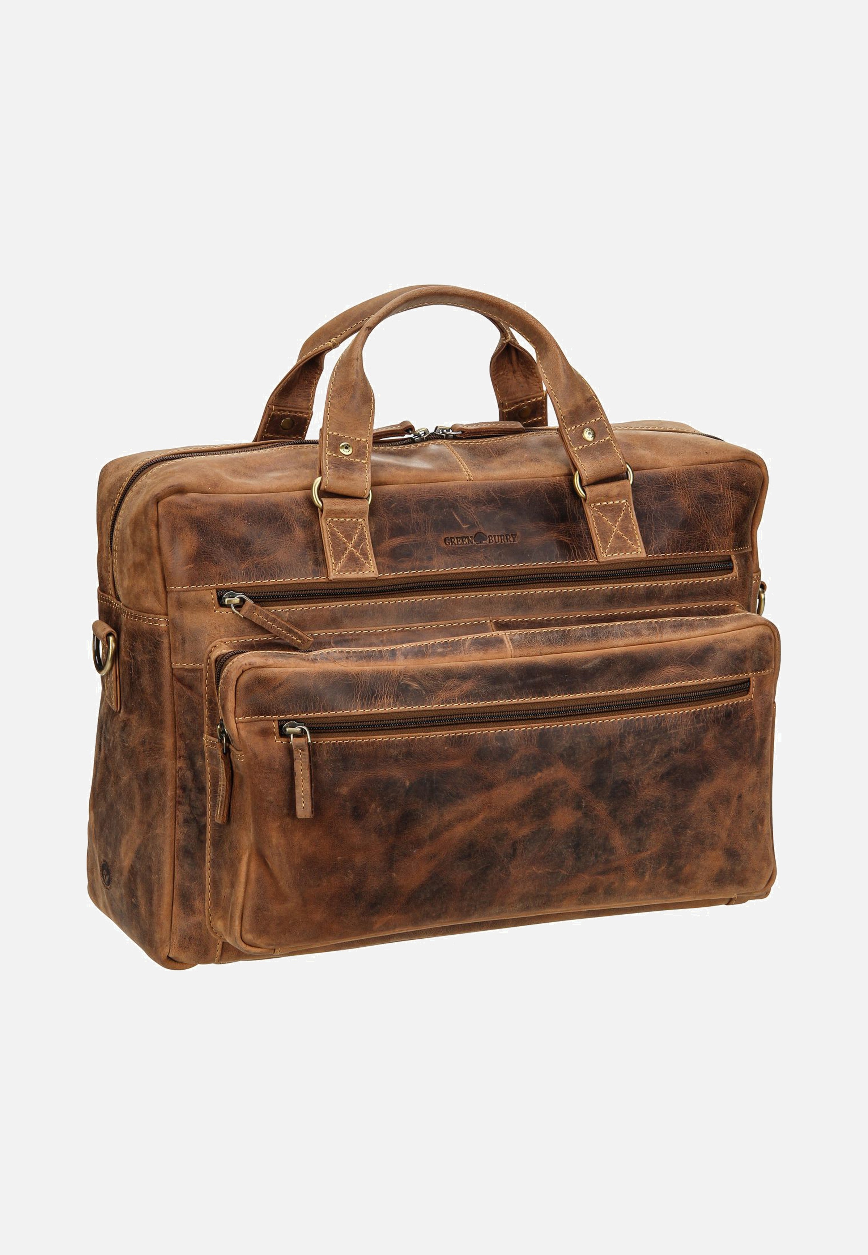 Greenburry Vintage 1539 Sattelbraun Briefcase