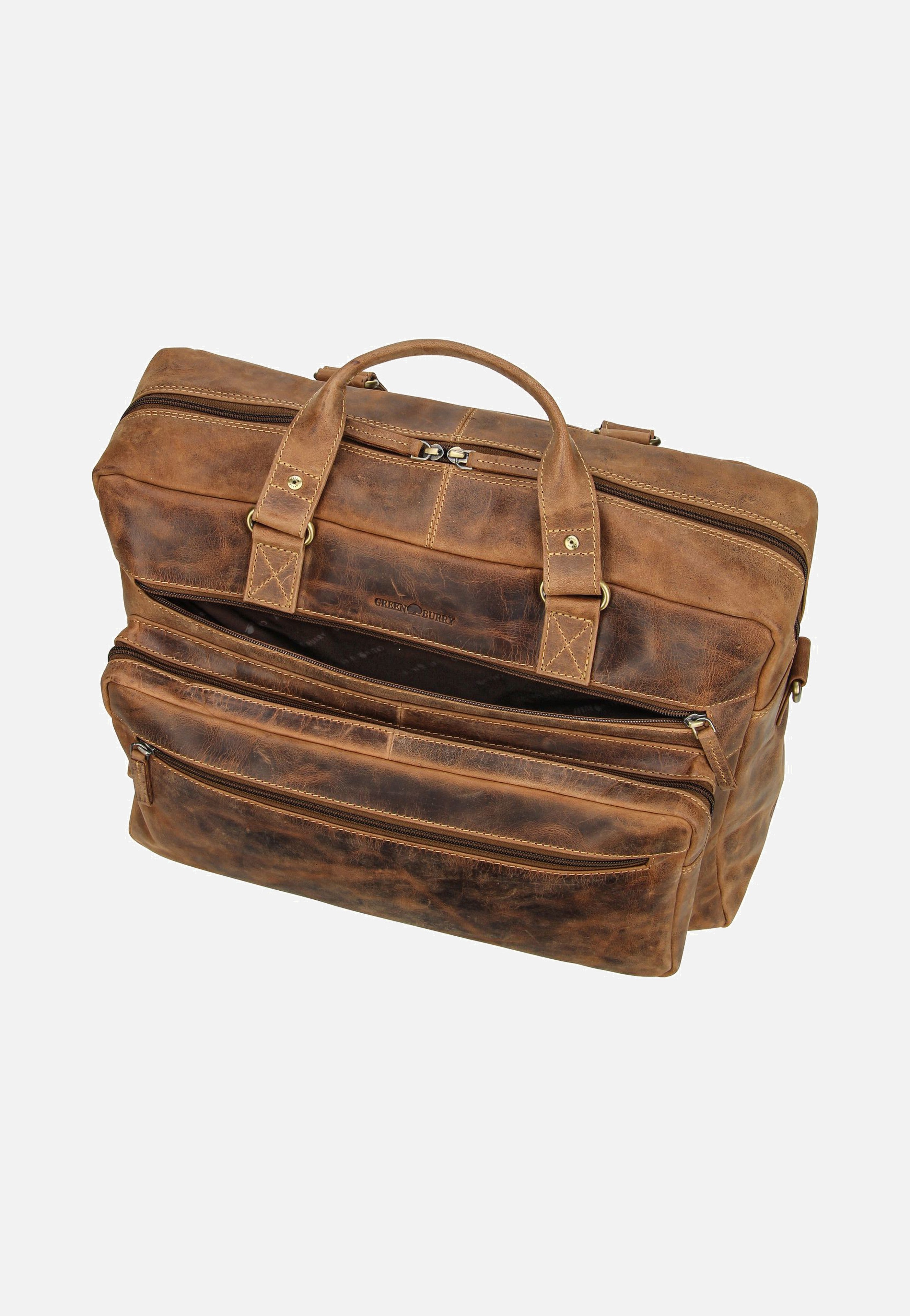 Greenburry Vintage 1539 Sattelbraun Briefcase