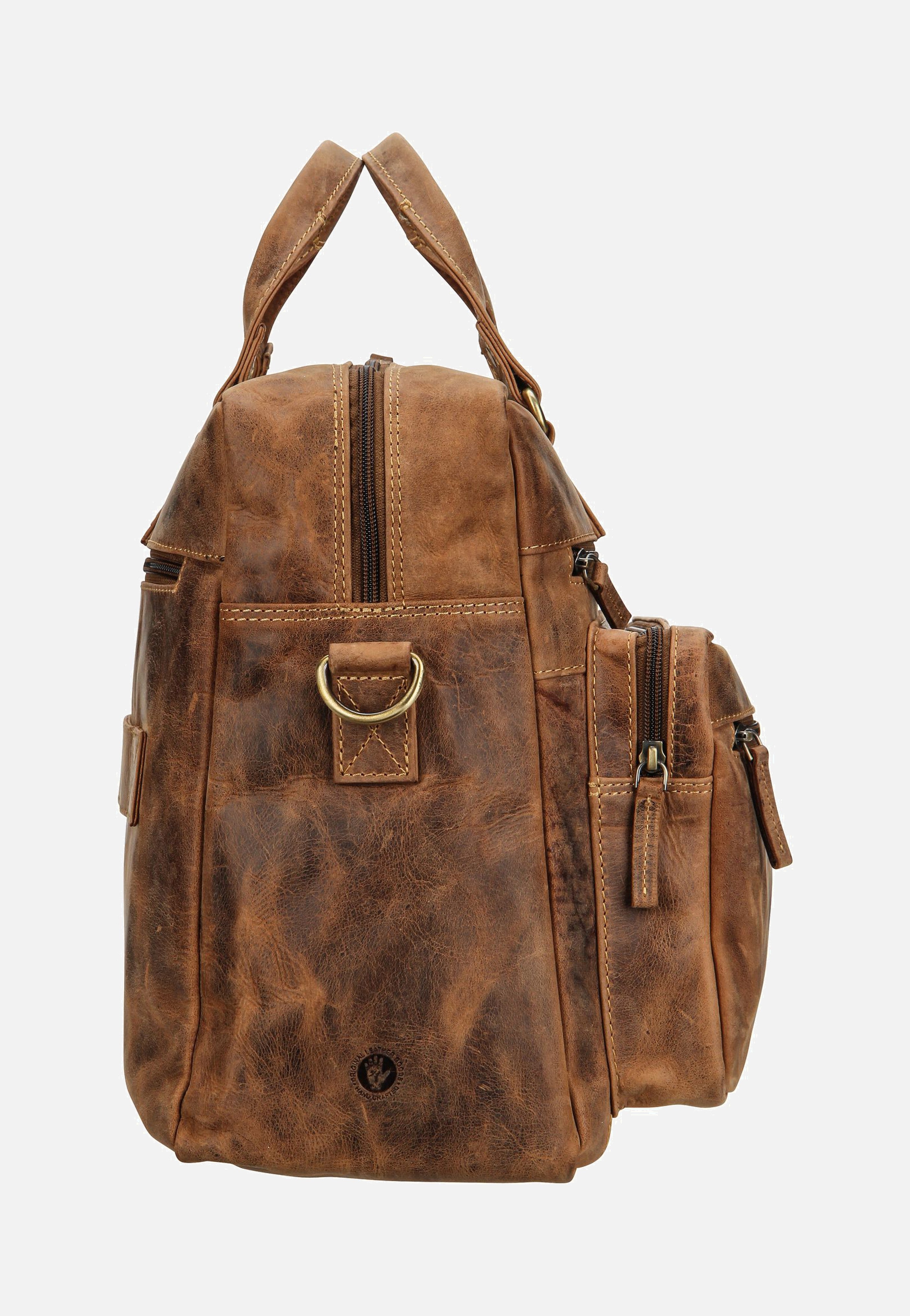 Greenburry Vintage 1539 Sattelbraun Briefcase