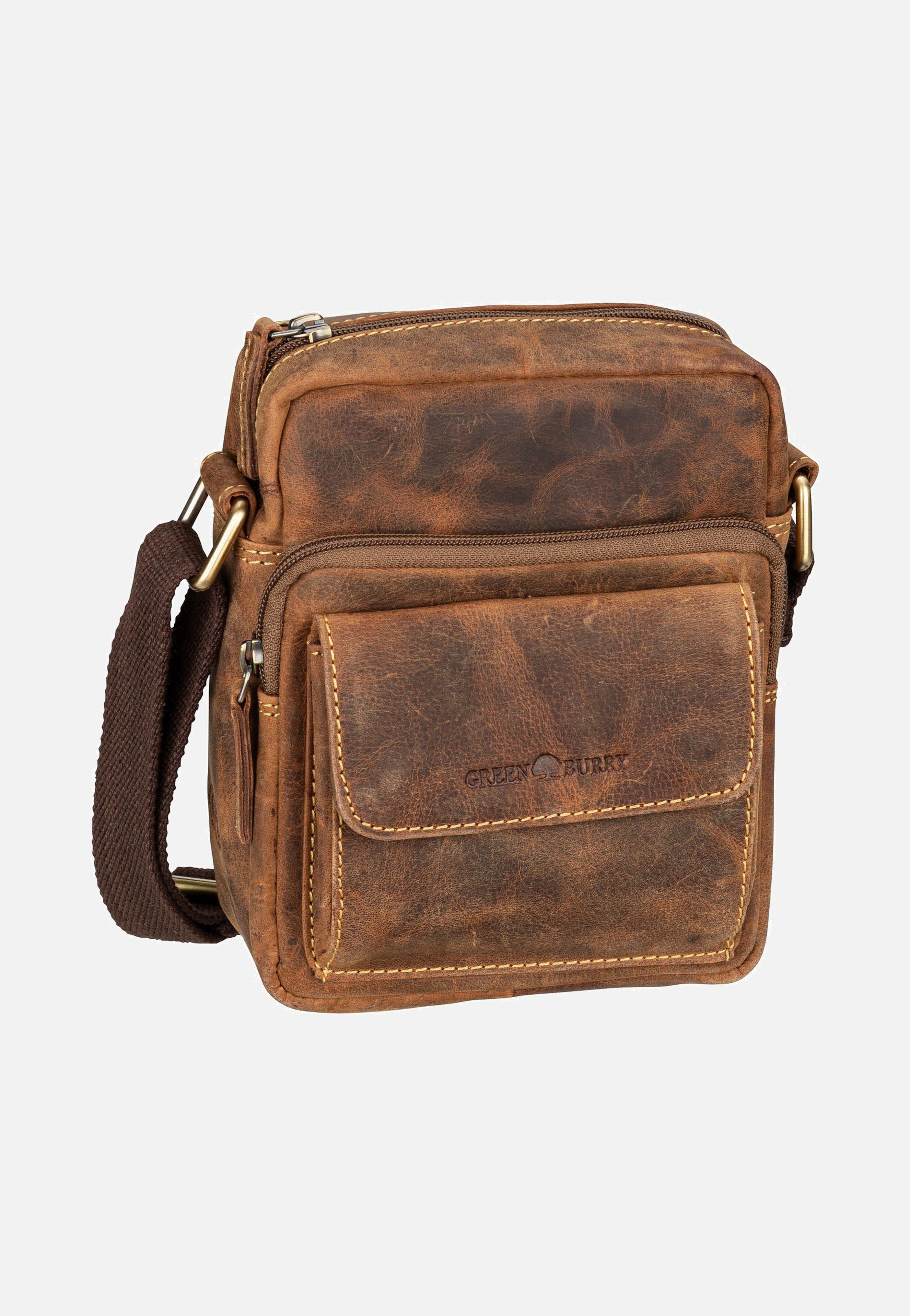 Greenburry Vintage 1542 Travel Sattelbraun - Crossbody Bag | Sakoi