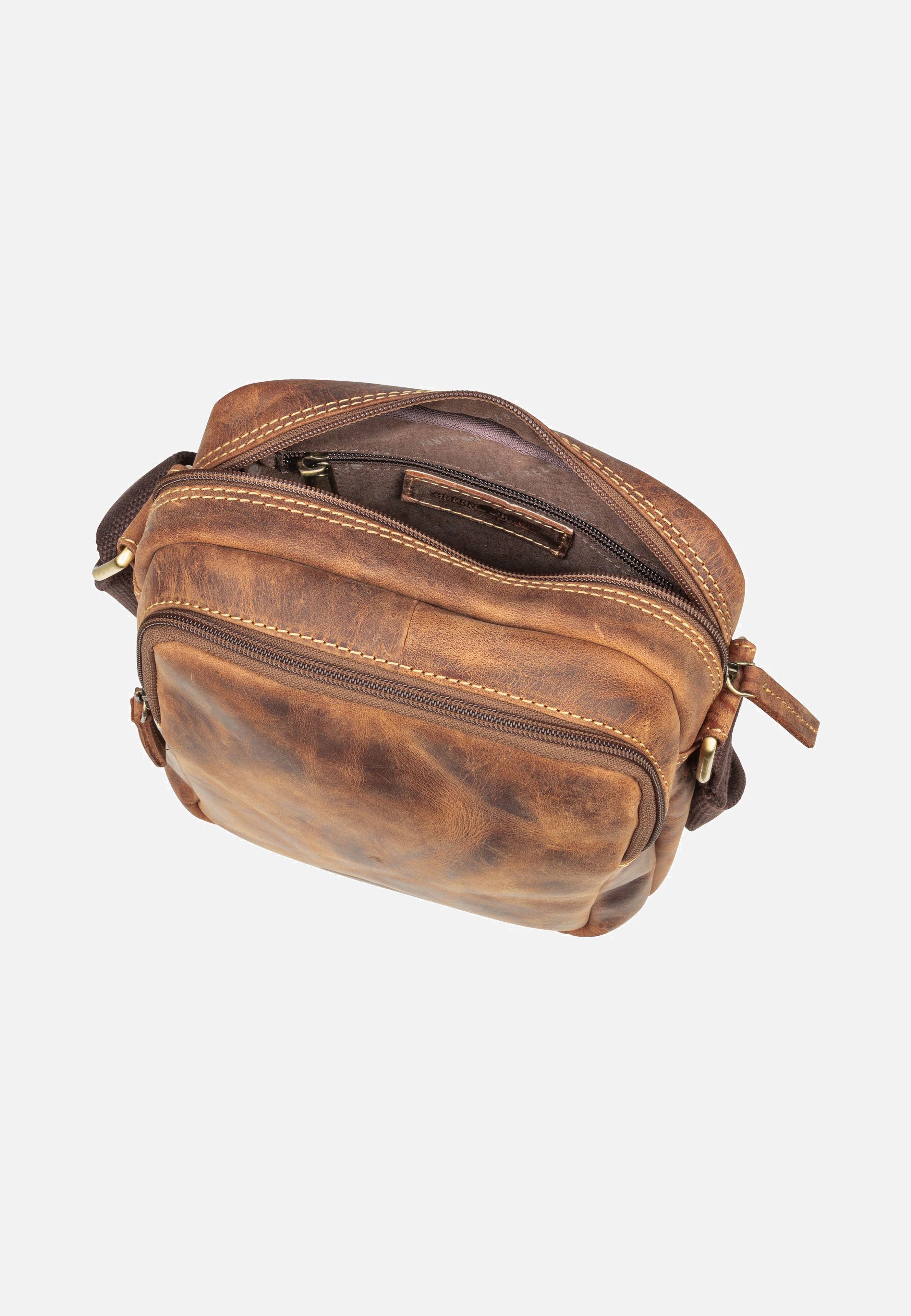 Greenburry - Vintage 1555 Sattelbraun - Crossbody Bag | Men-Image