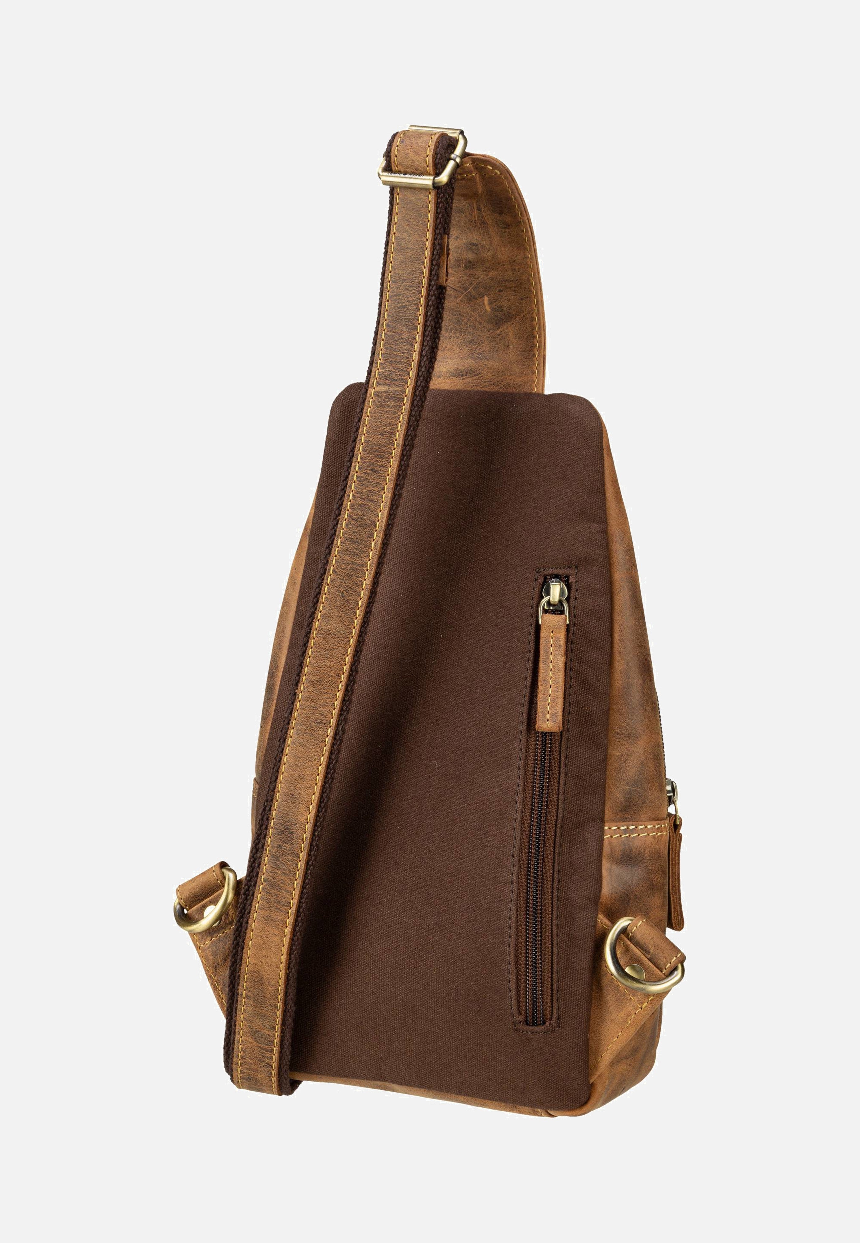 Greenburry - Vintage 1558 Bodybag Sattelbraun - Sling Bag | Neutral-Image