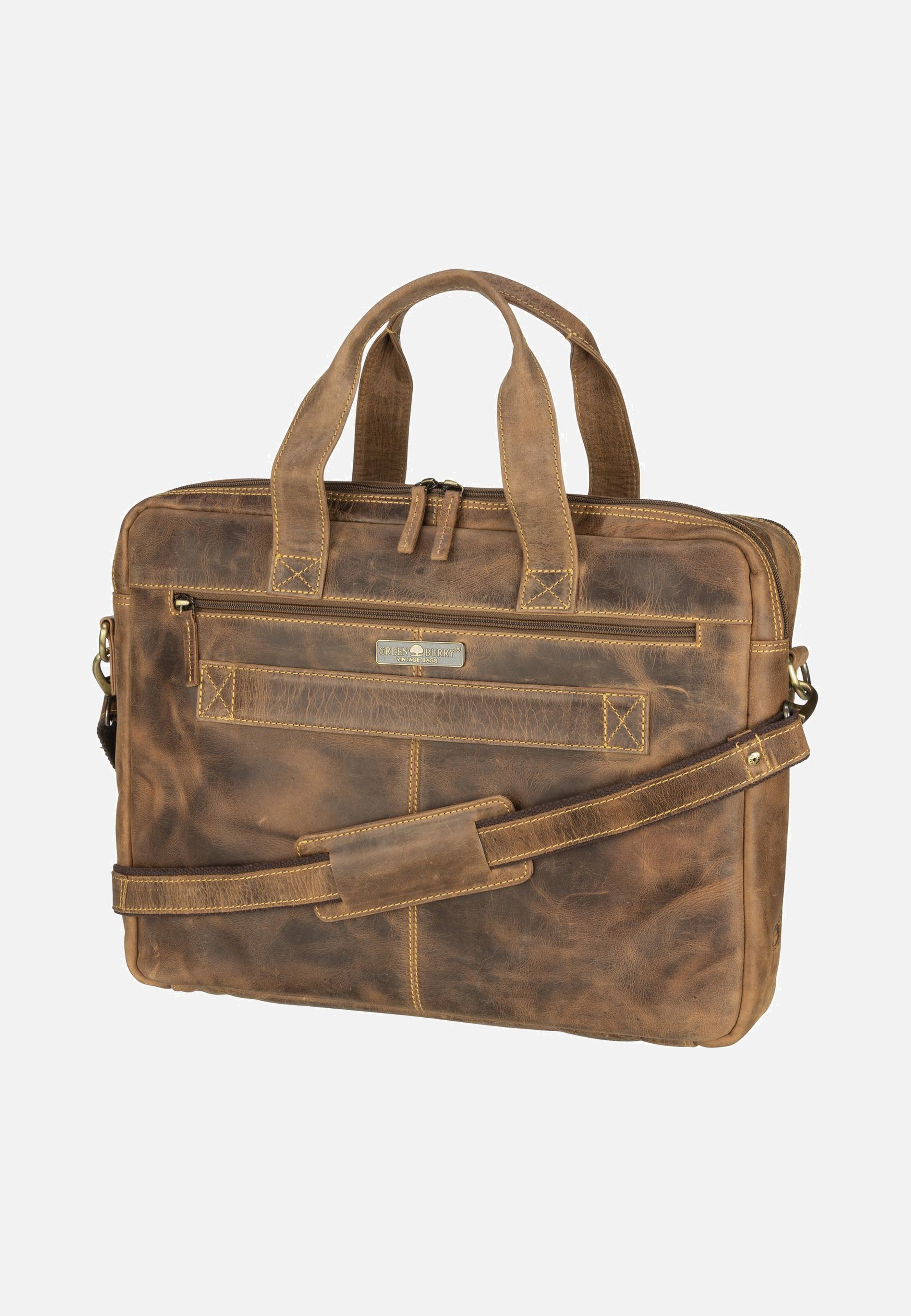 Greenburry - Vintage 1572 Teak-Brown - Briefcase | Men-Image