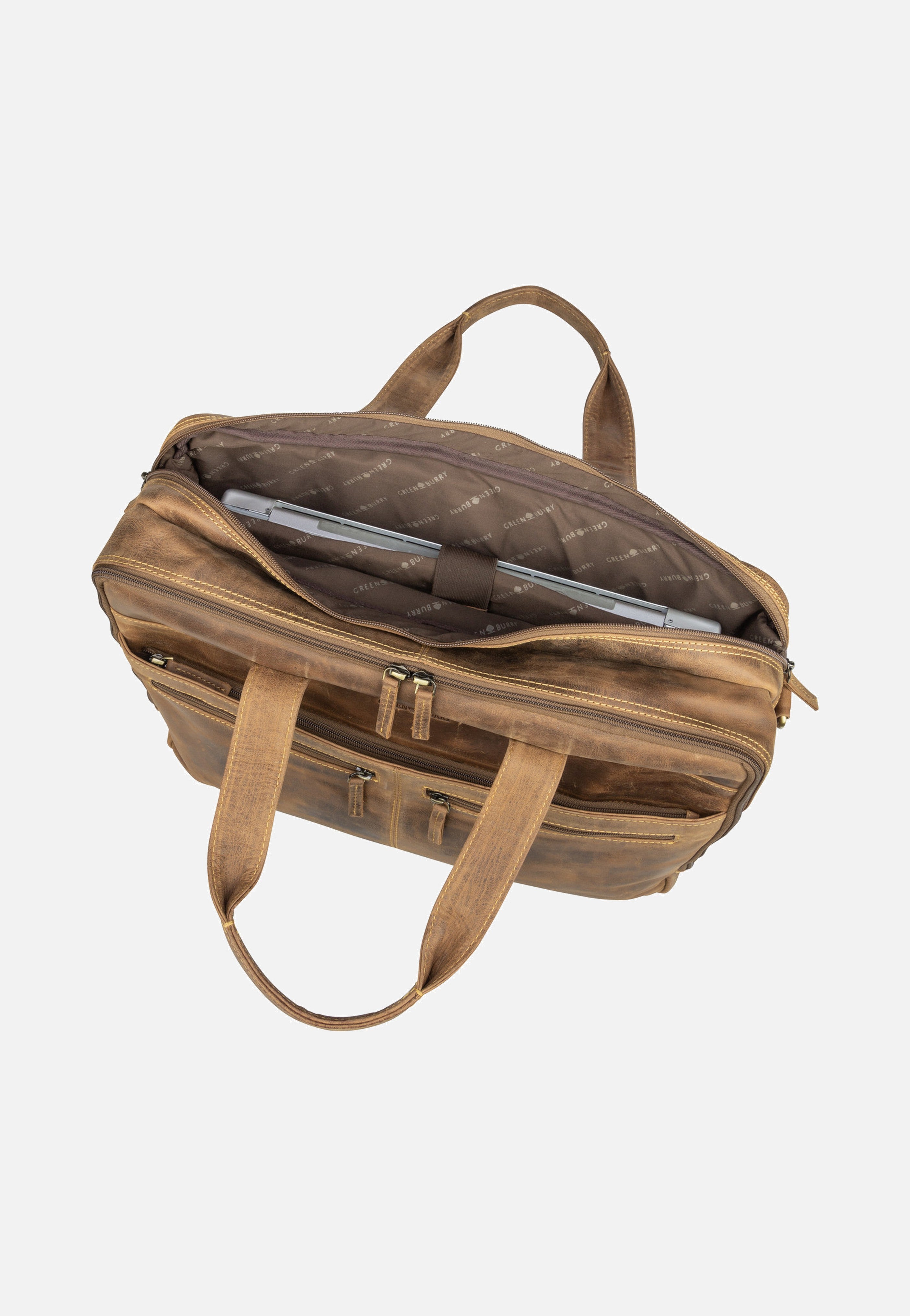 Greenburry - Vintage 1572 Teak-Brown - Briefcase | Men-Image