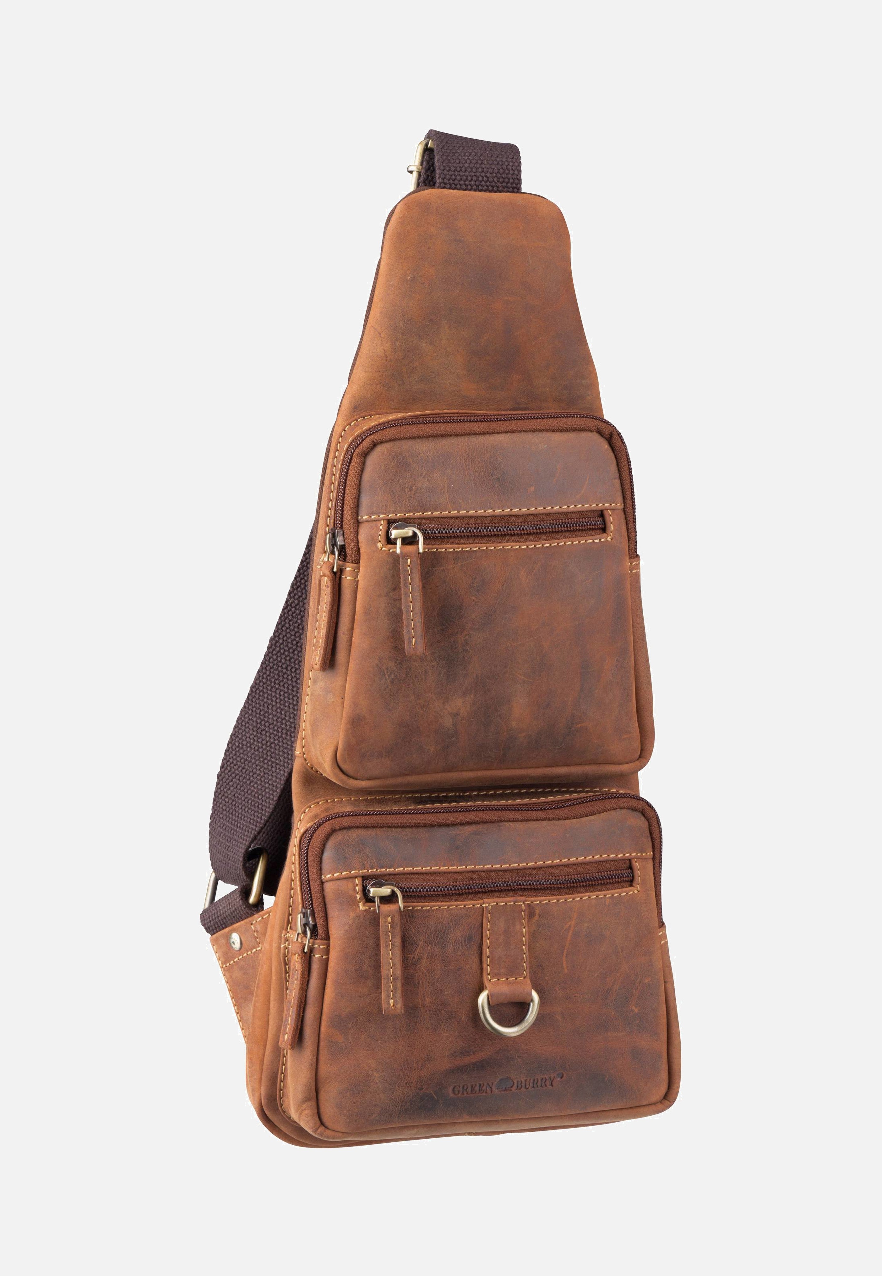 Greenburry Vintage 1613 Brown Sling Bag