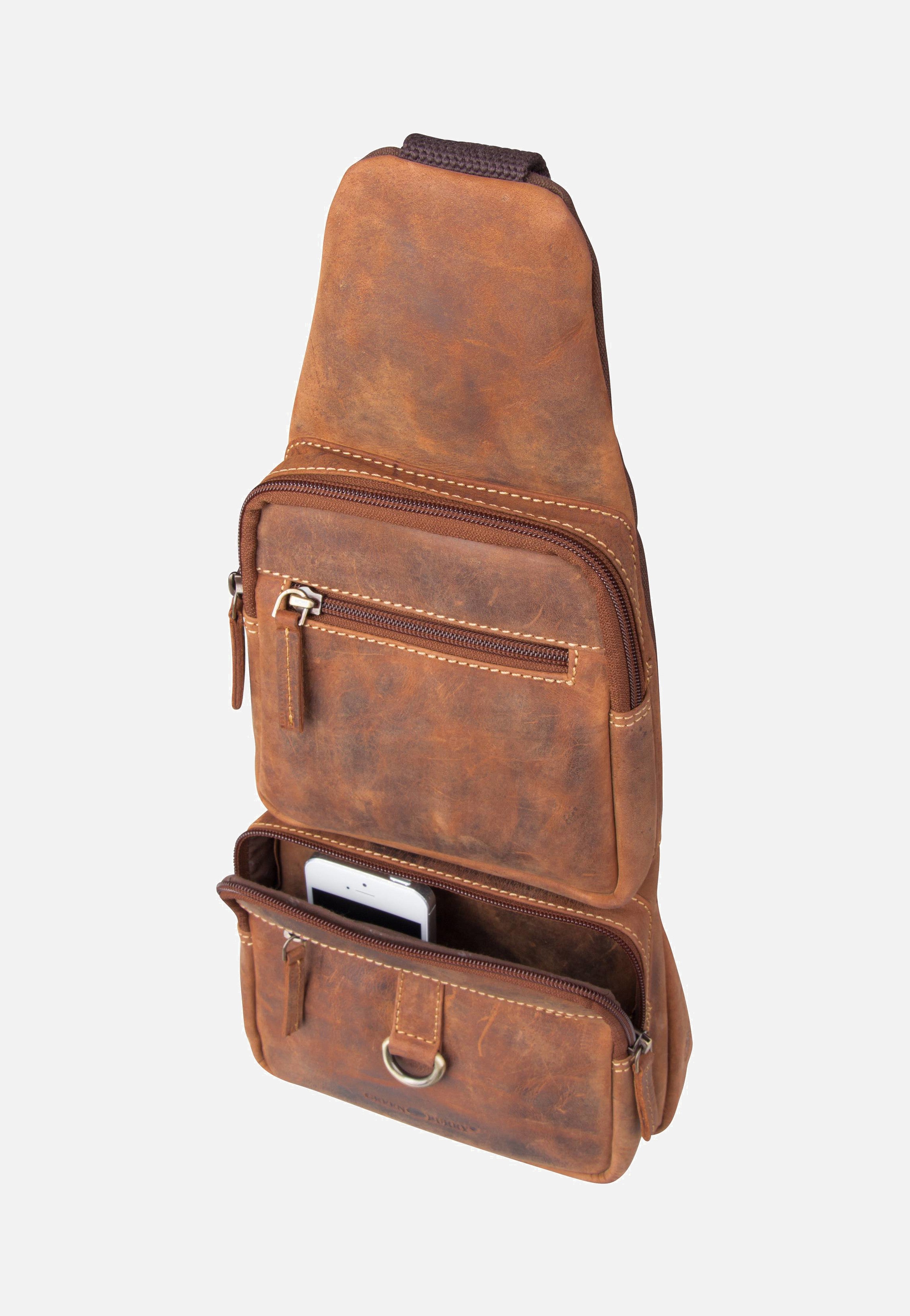 Greenburry Vintage 1613 Brown Sling Bag