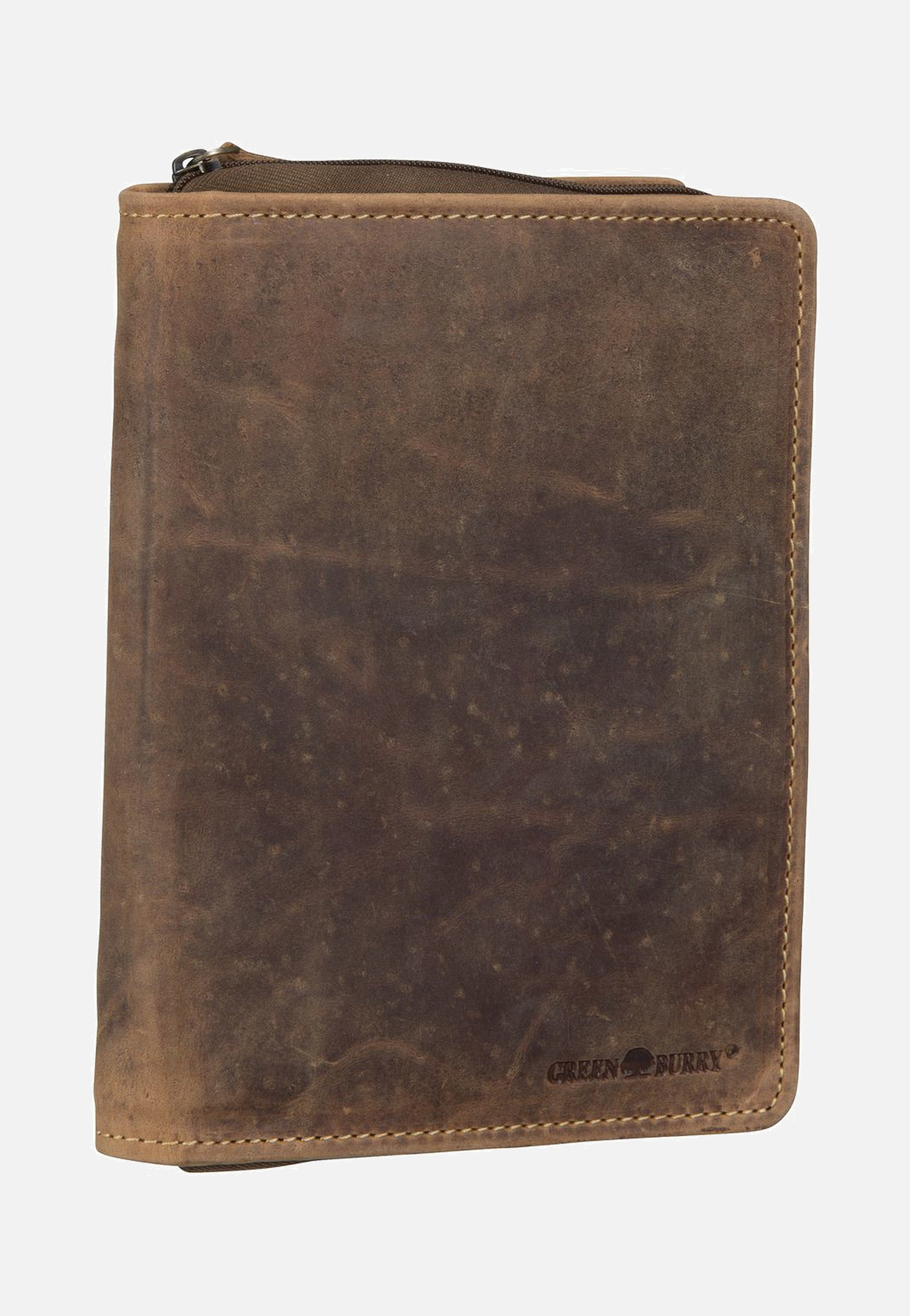 Greenburry Vintage 1633 RV A5 Brown Document Folder