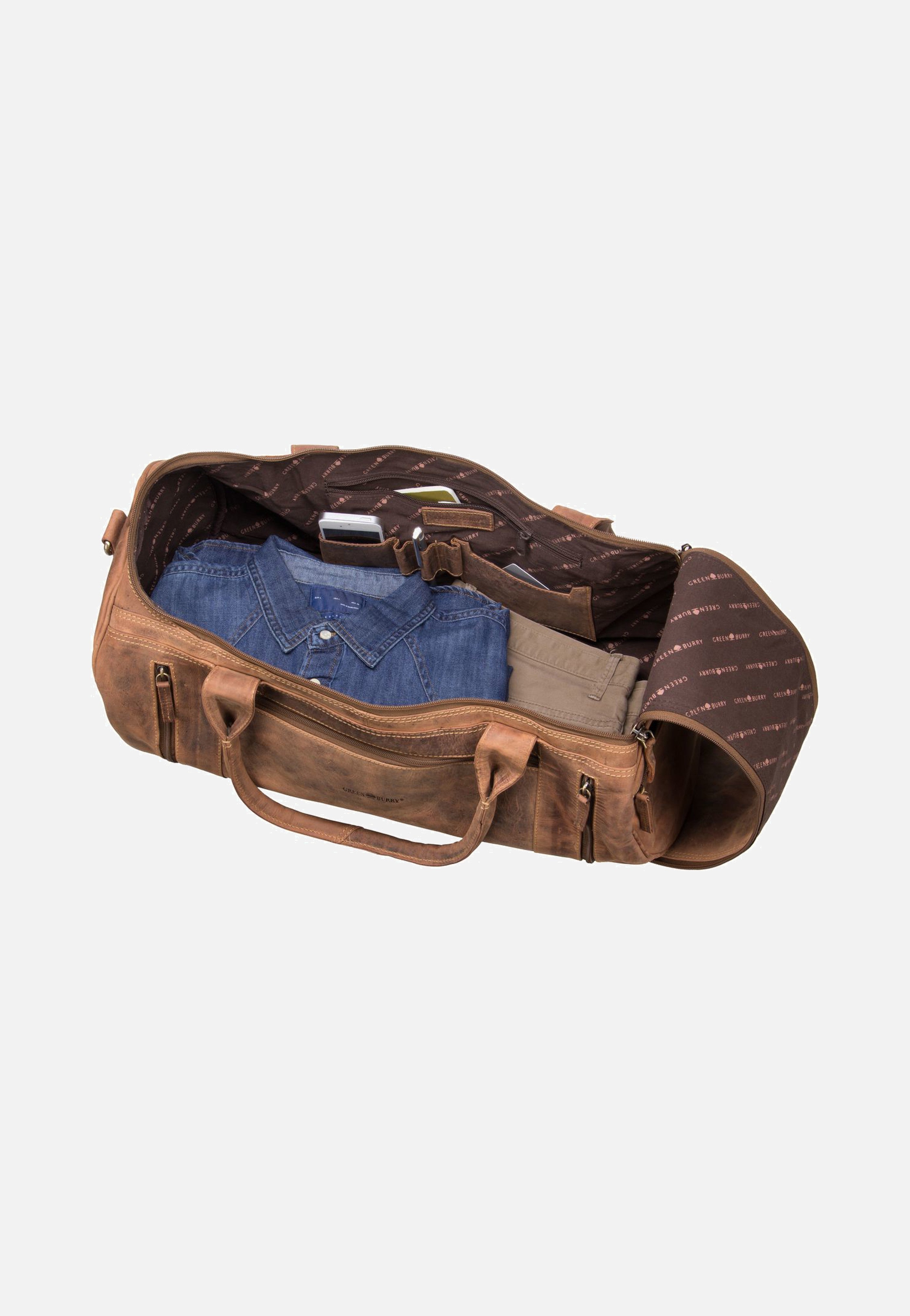 Greenburry Vintage 1657 Sattelbraun Weekender