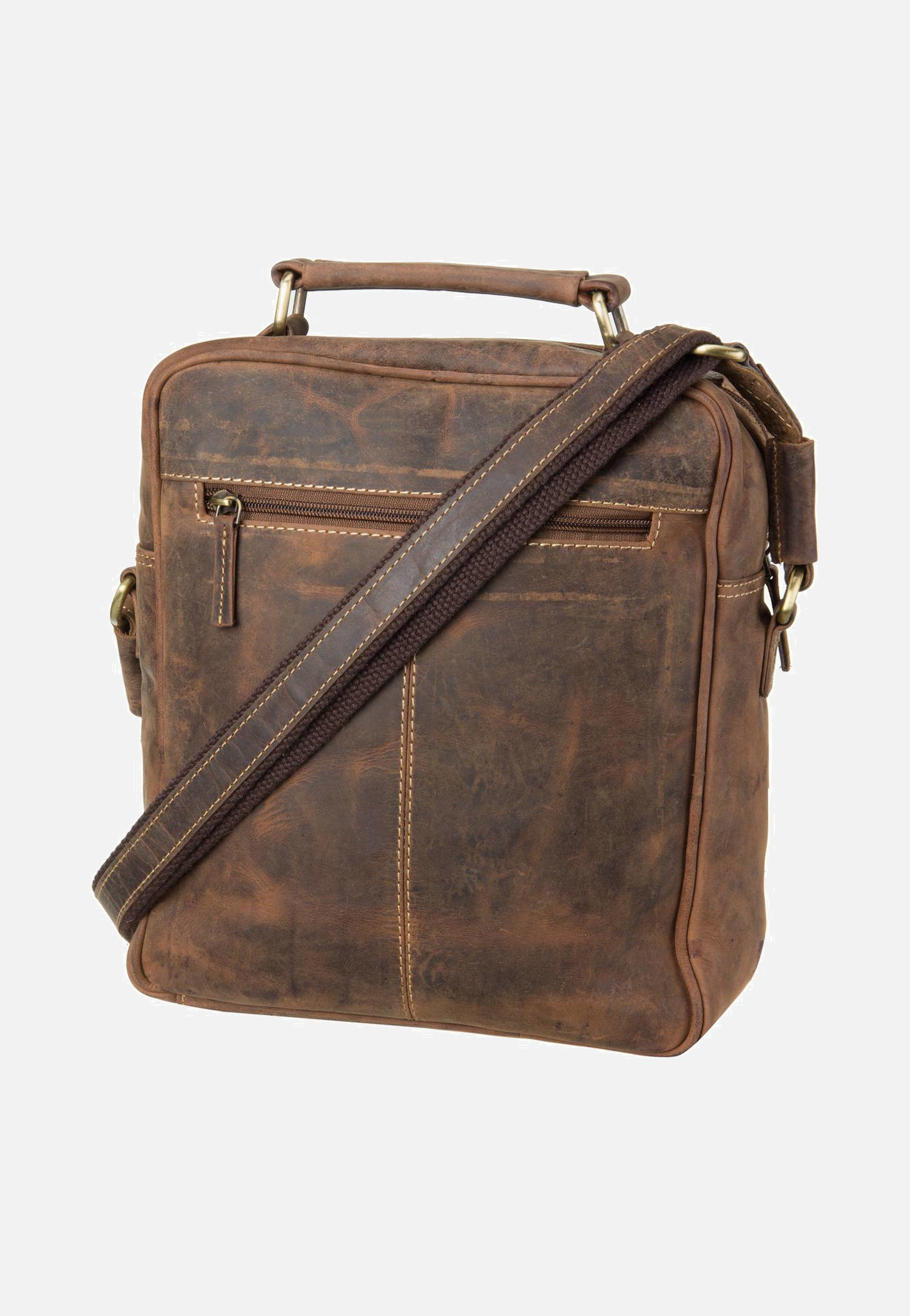 Greenburry - Vintage 1665 Large Sattelbraun - Crossbody Bag | Men-Image