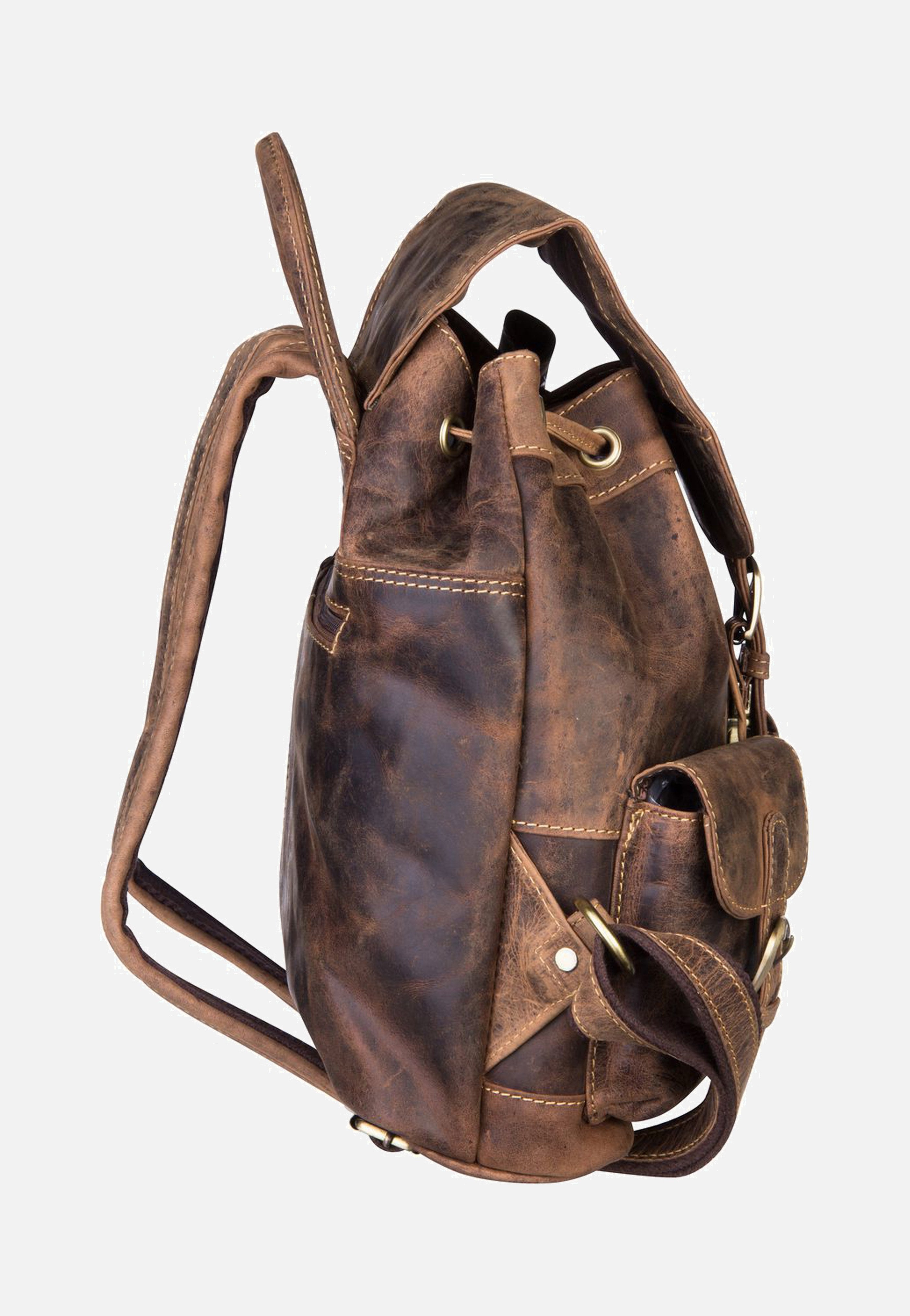 Greenburry Vintage 1711M medium Sattelbraun Backpack