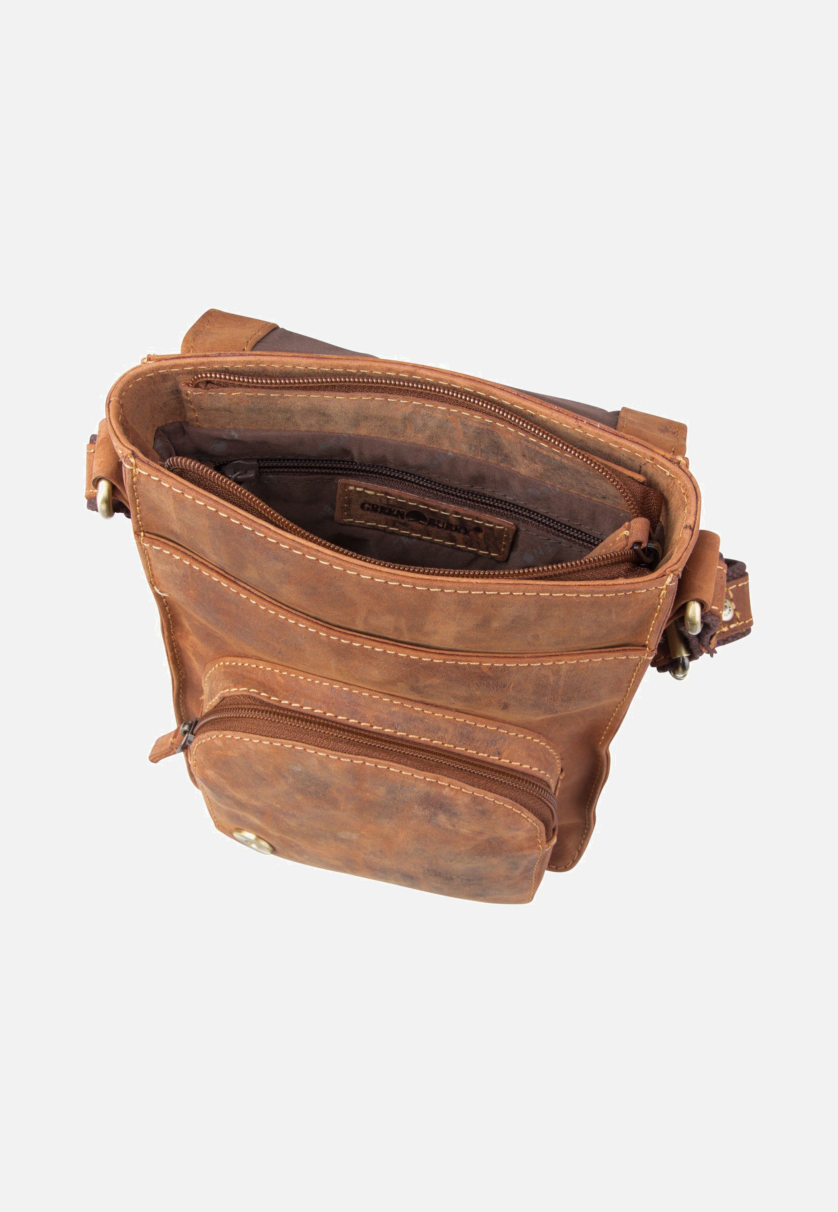 Greenburry Vintage 1712 Brown Crossbody Bag