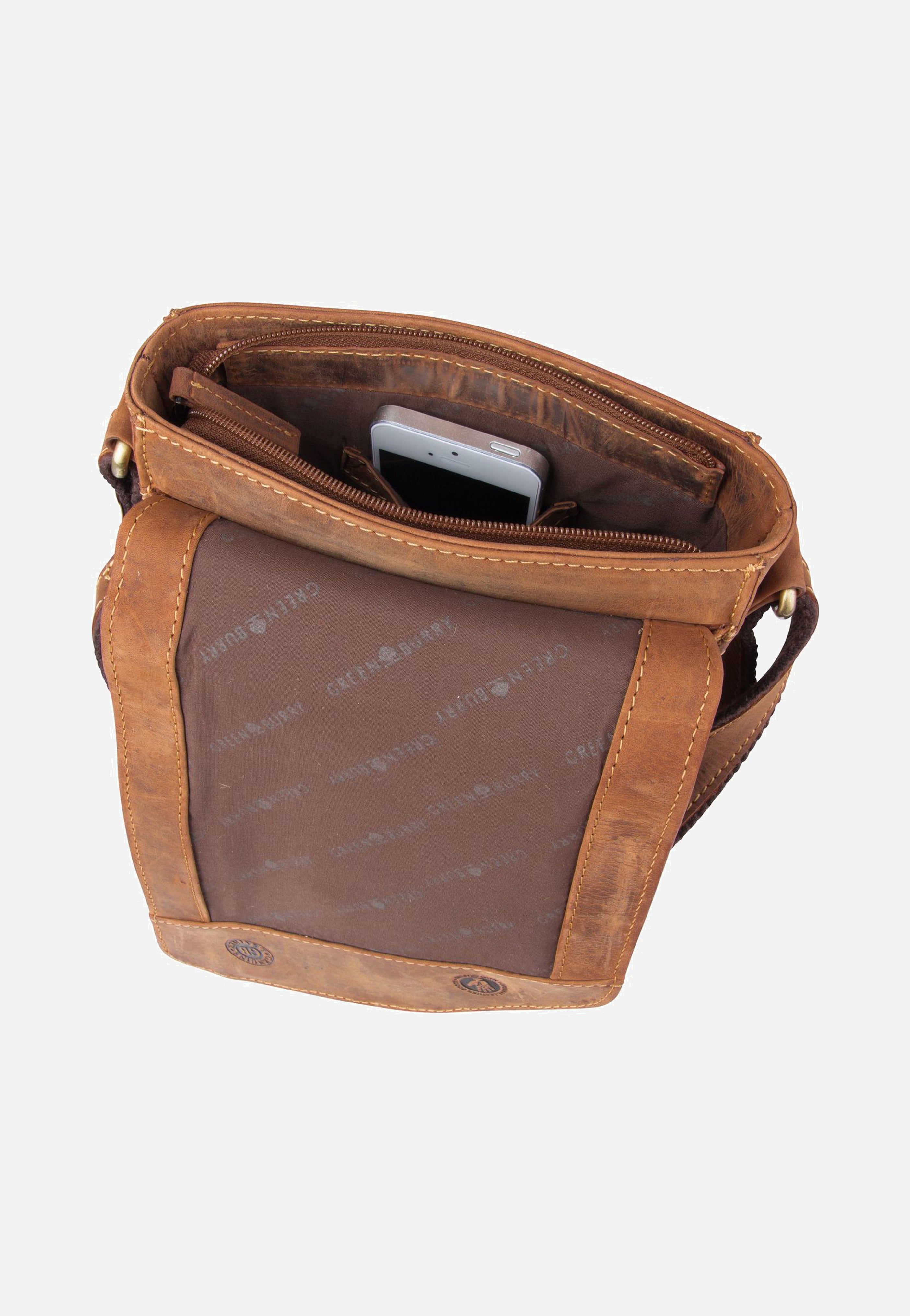 Greenburry Vintage 1712 Brown Crossbody Bag