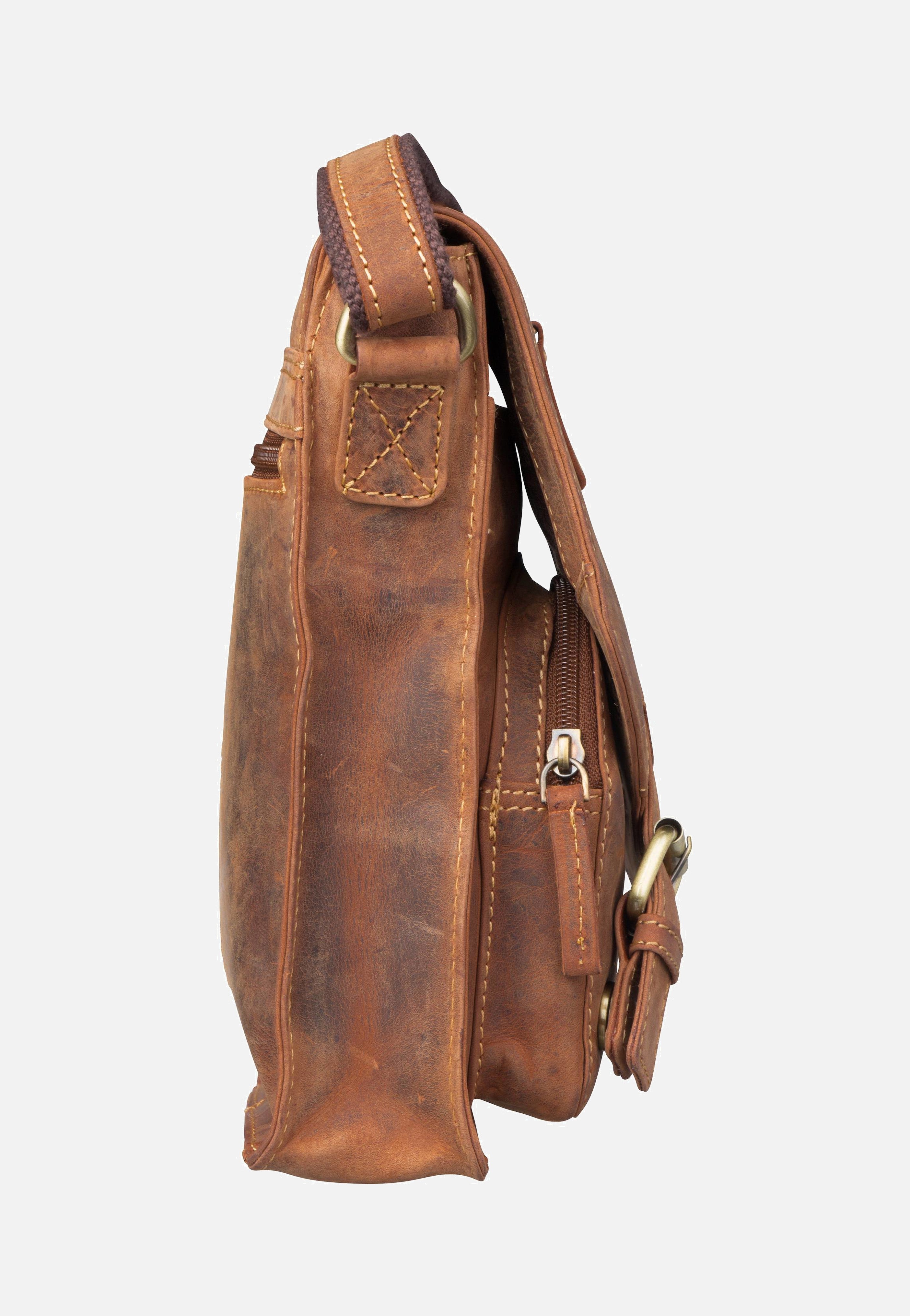Greenburry Vintage 1712 Brown Crossbody Bag