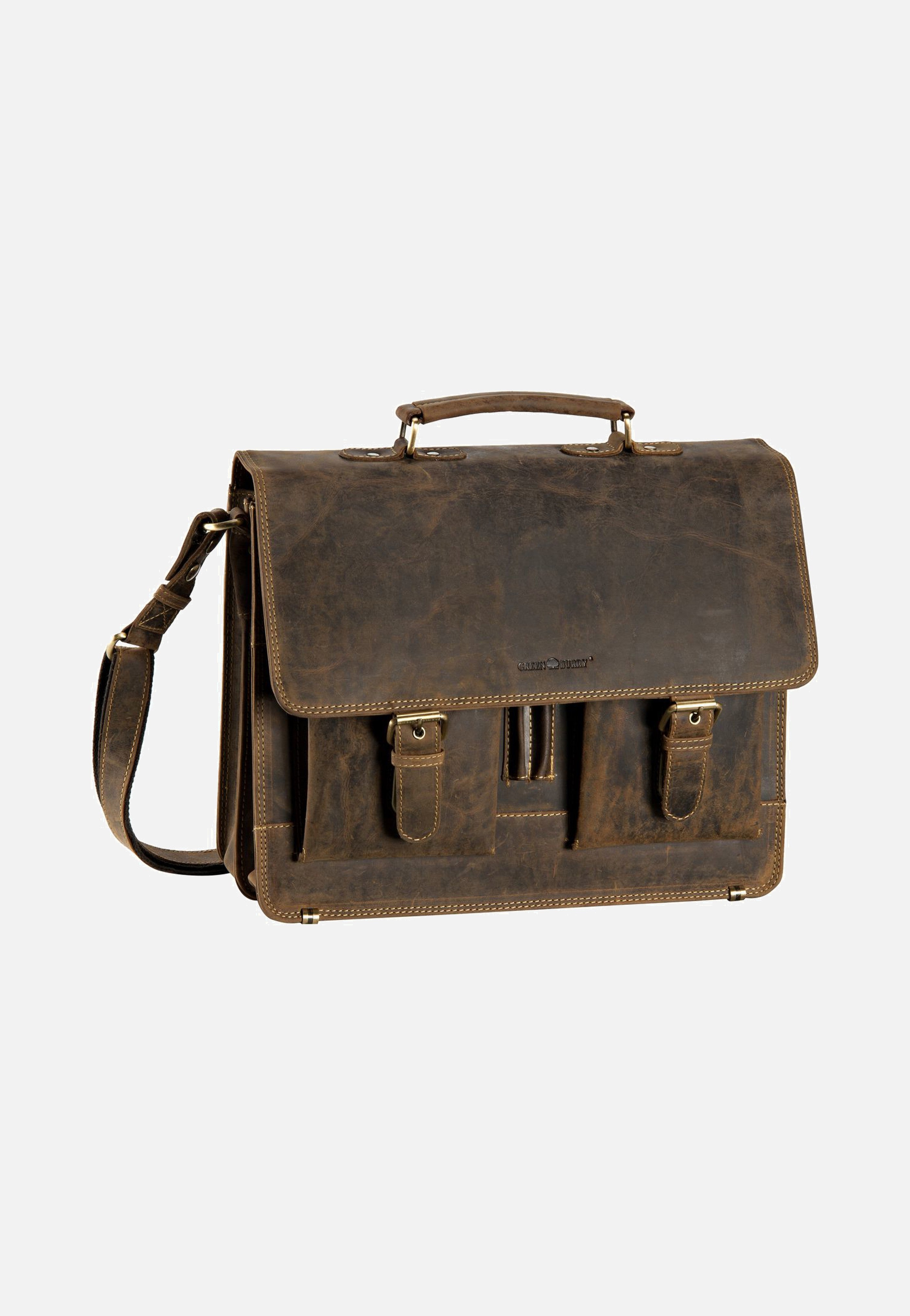 Greenburry Vintage Sattelbraun Briefcase