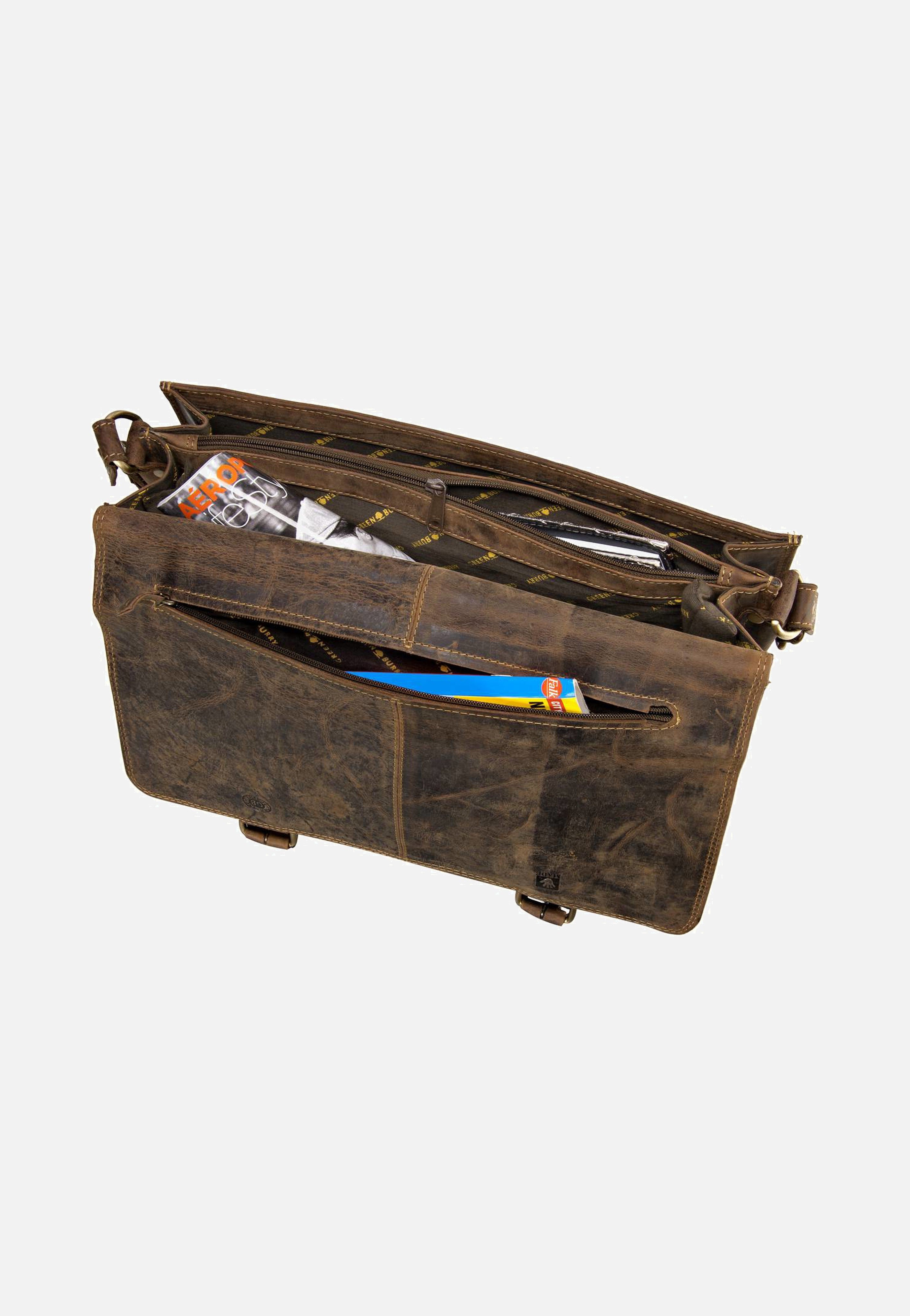 Greenburry Vintage Sattelbraun Briefcase