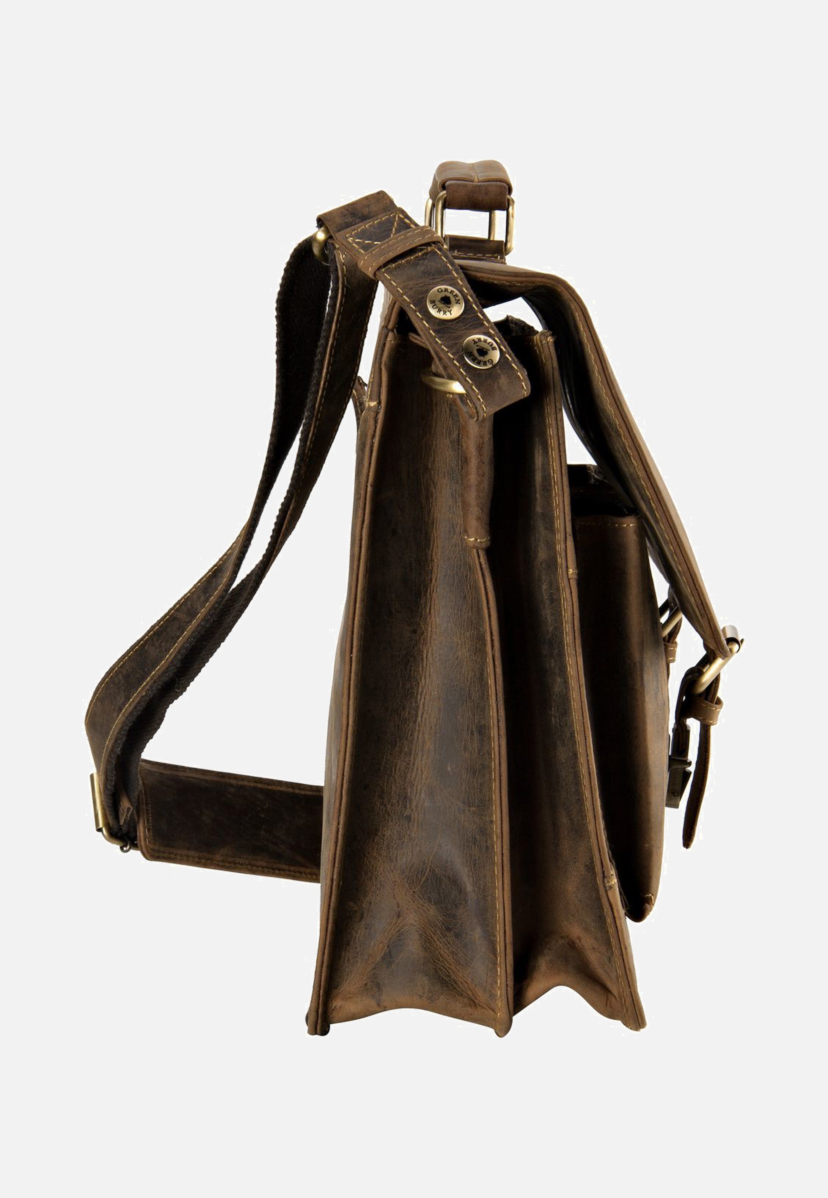 Greenburry Vintage Sattelbraun Briefcase