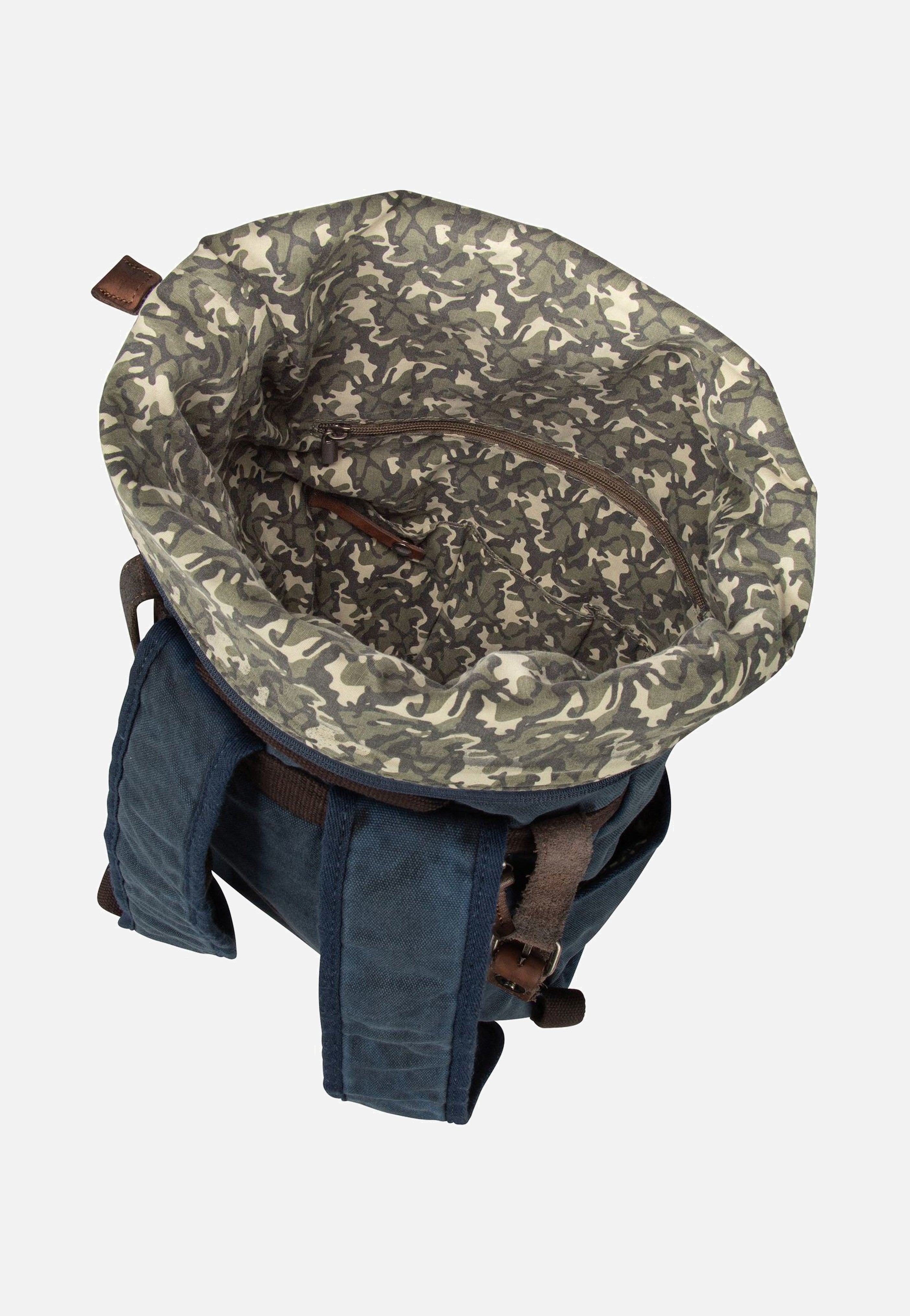 Greenburry - Vintage Aviator 5897 Blue Edition Blue - Rolltop Backpack | Neutral-Image