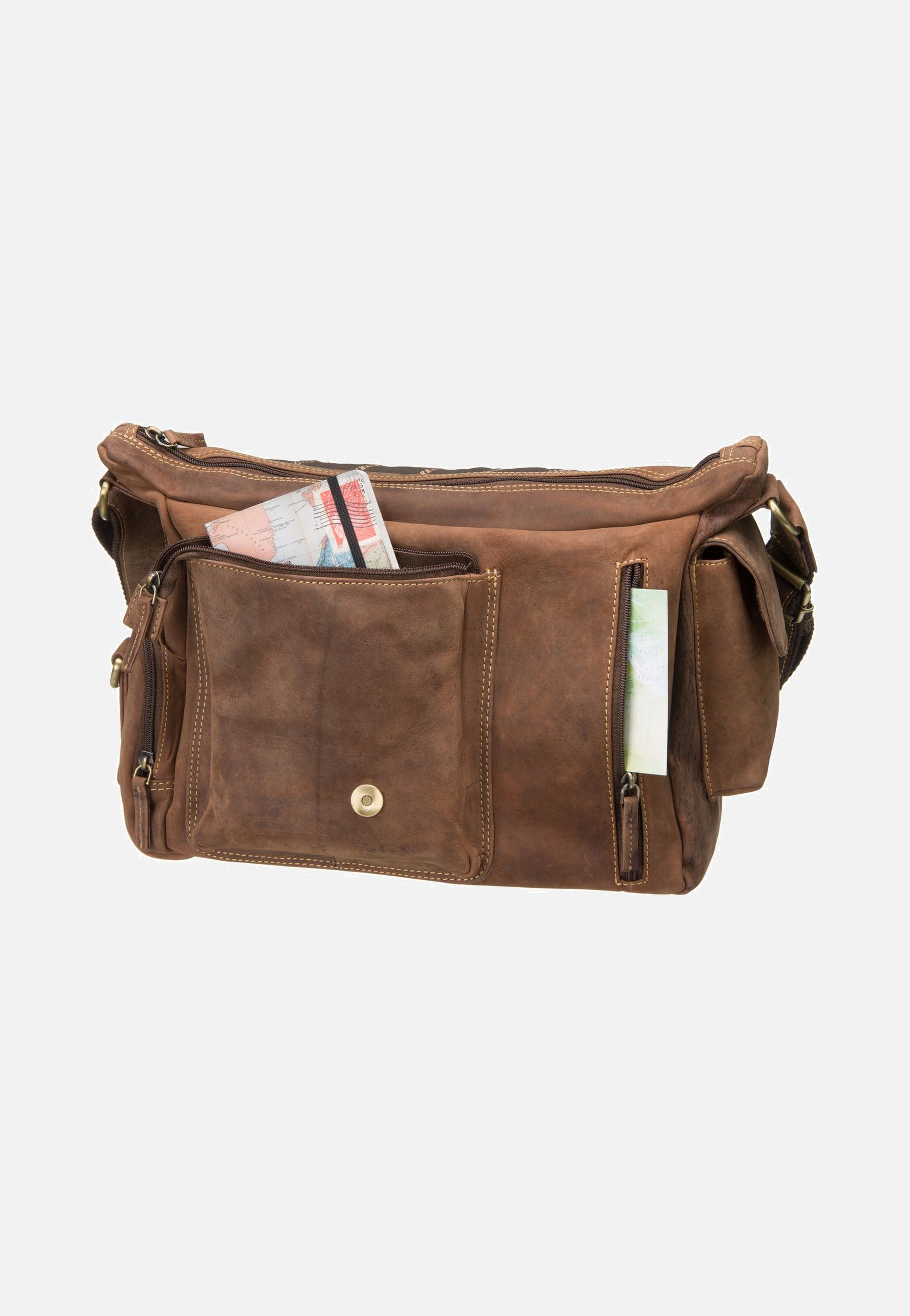 Greenburry - Vintage New Hunting Bag II Sattelbraun - Crossbody Bag | Men-Image