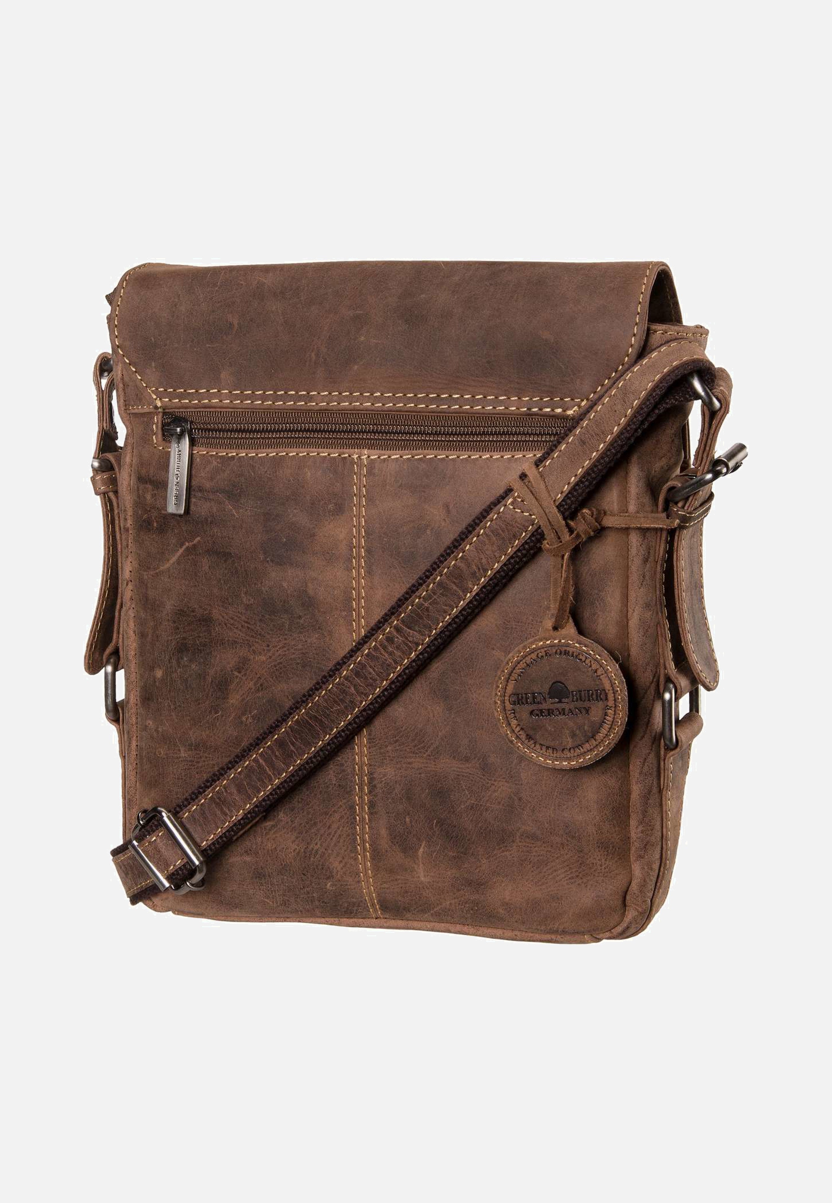 Greenburry - Vintage Revival Messenger 1912 Sattelbraun - Shoulder Bag | Men-Image