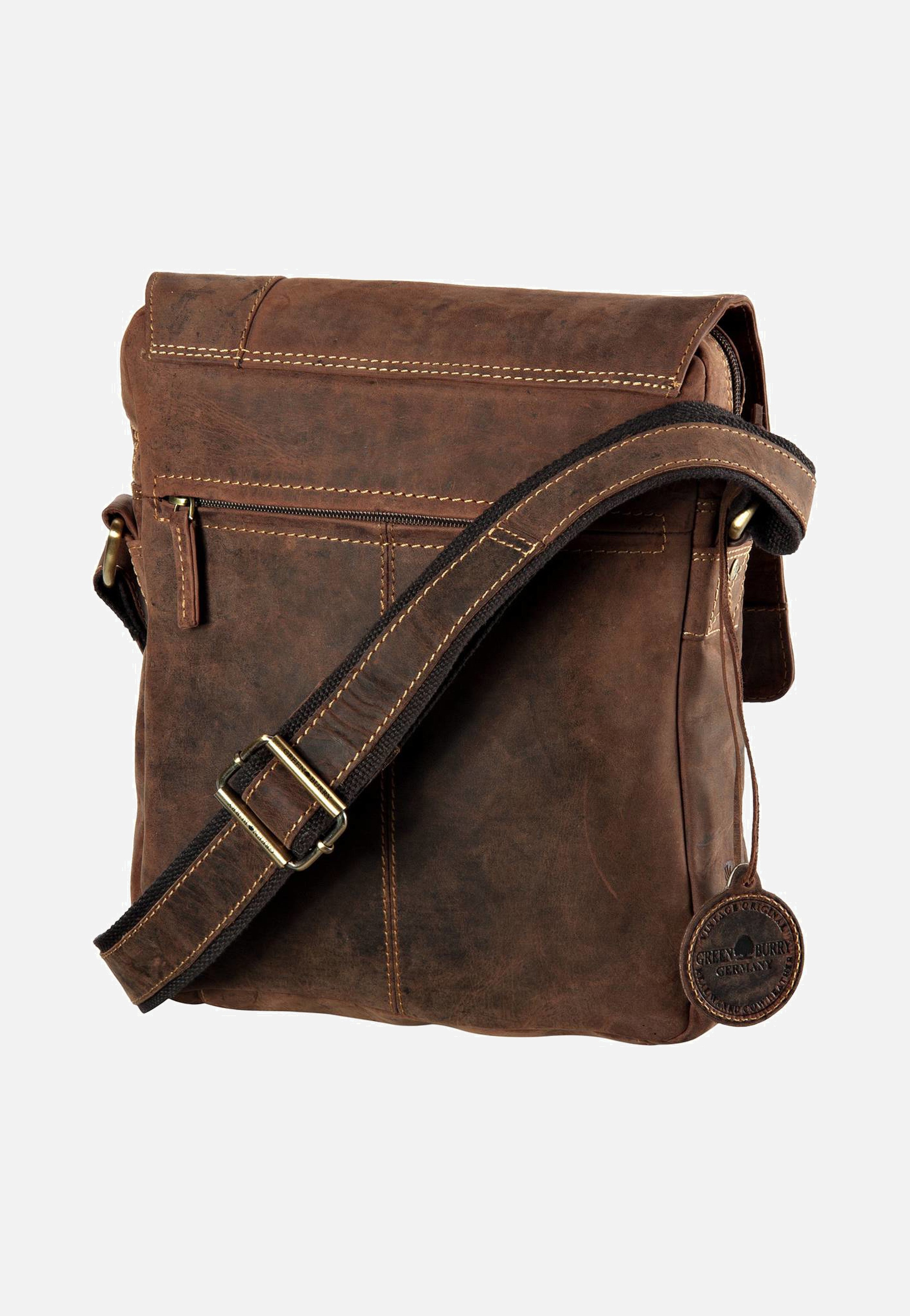 Greenburry - Vintage Revolver Bag Sattelbraun - Crossbody Bag | Men-Image