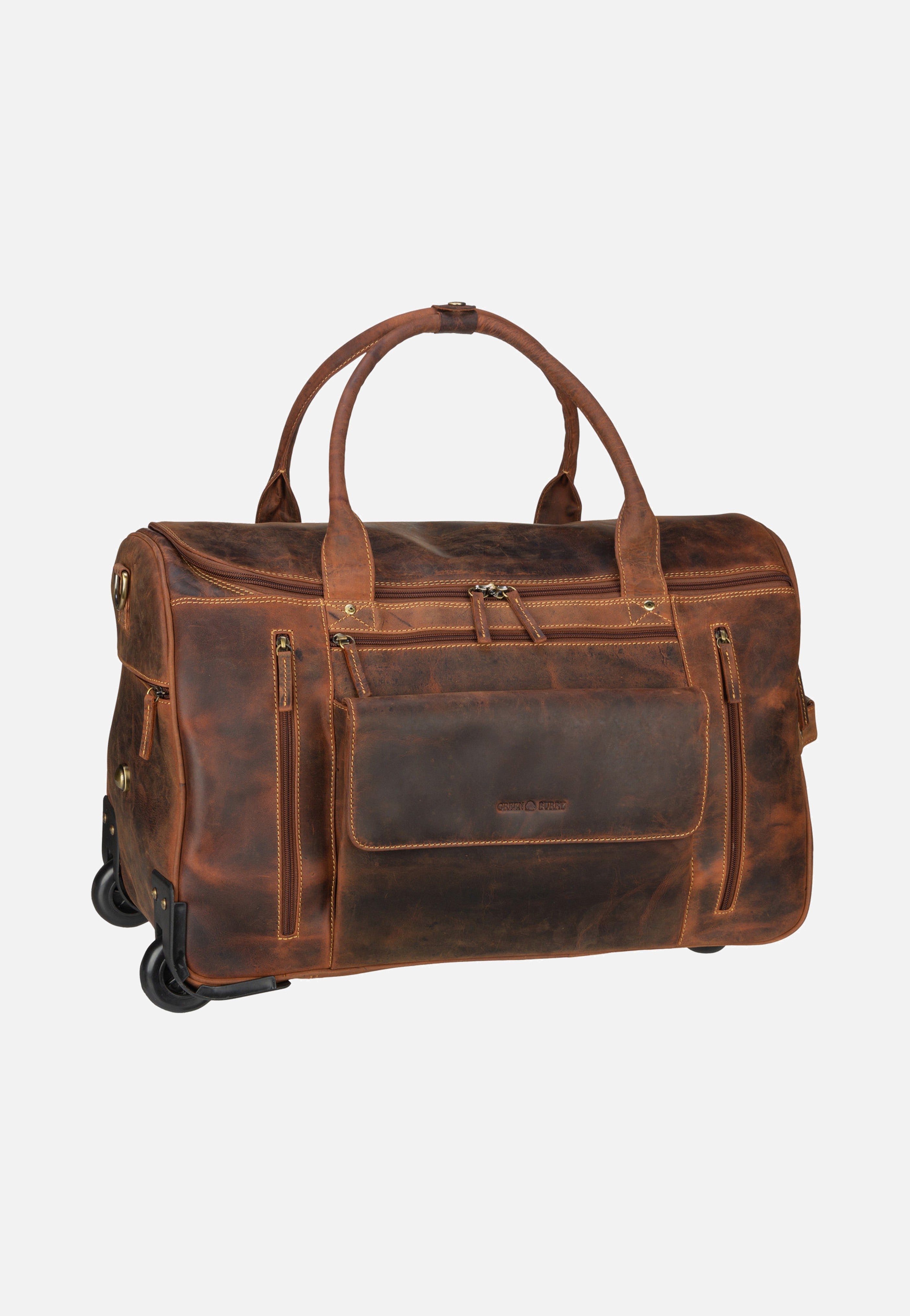 Greenburry Vintage Traveller 1736 Sattelbraun - Travel Bag | Sakoi