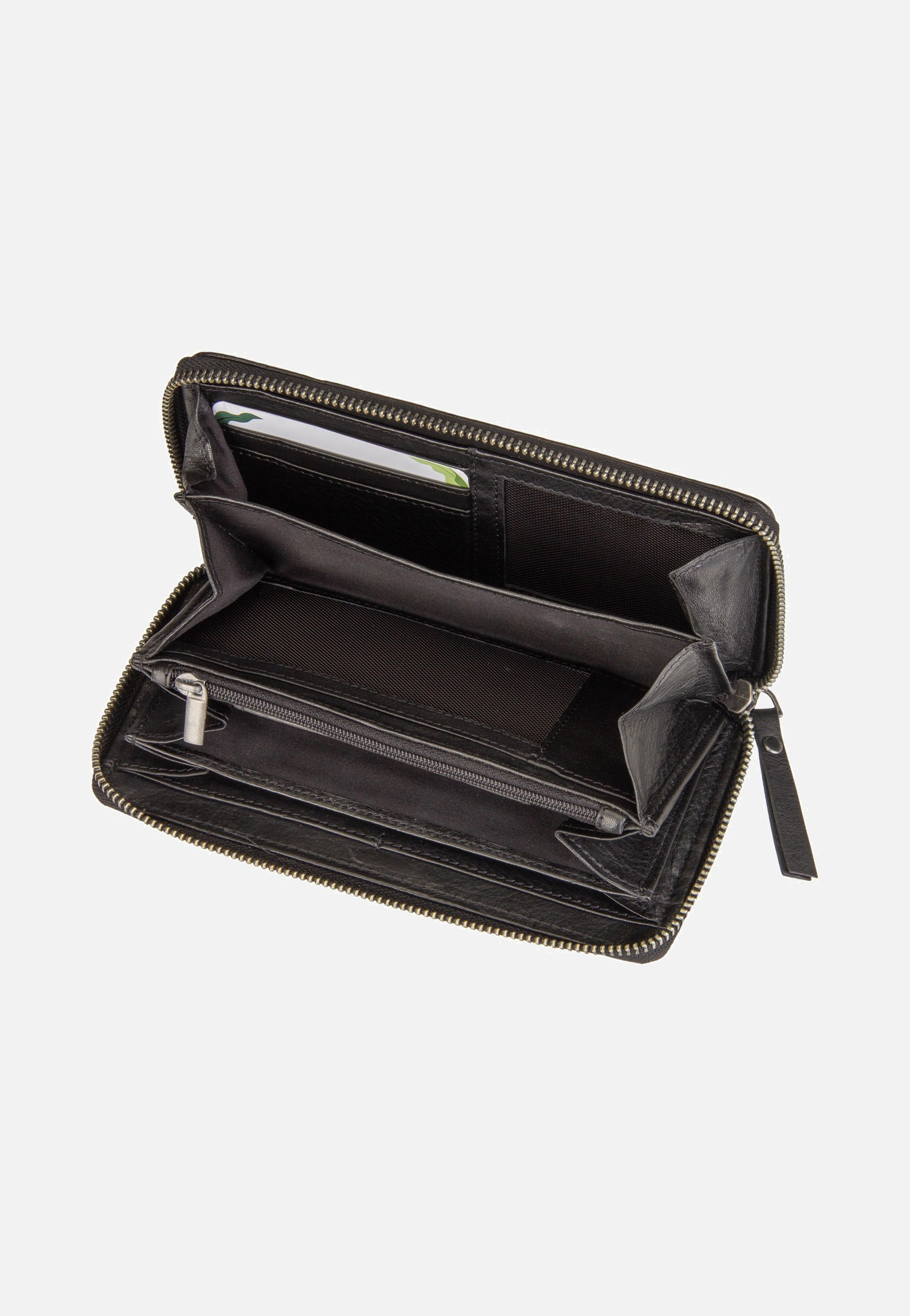 Greenburry Colombiana Rv-Damenbörse Lang RFID Black Wallet