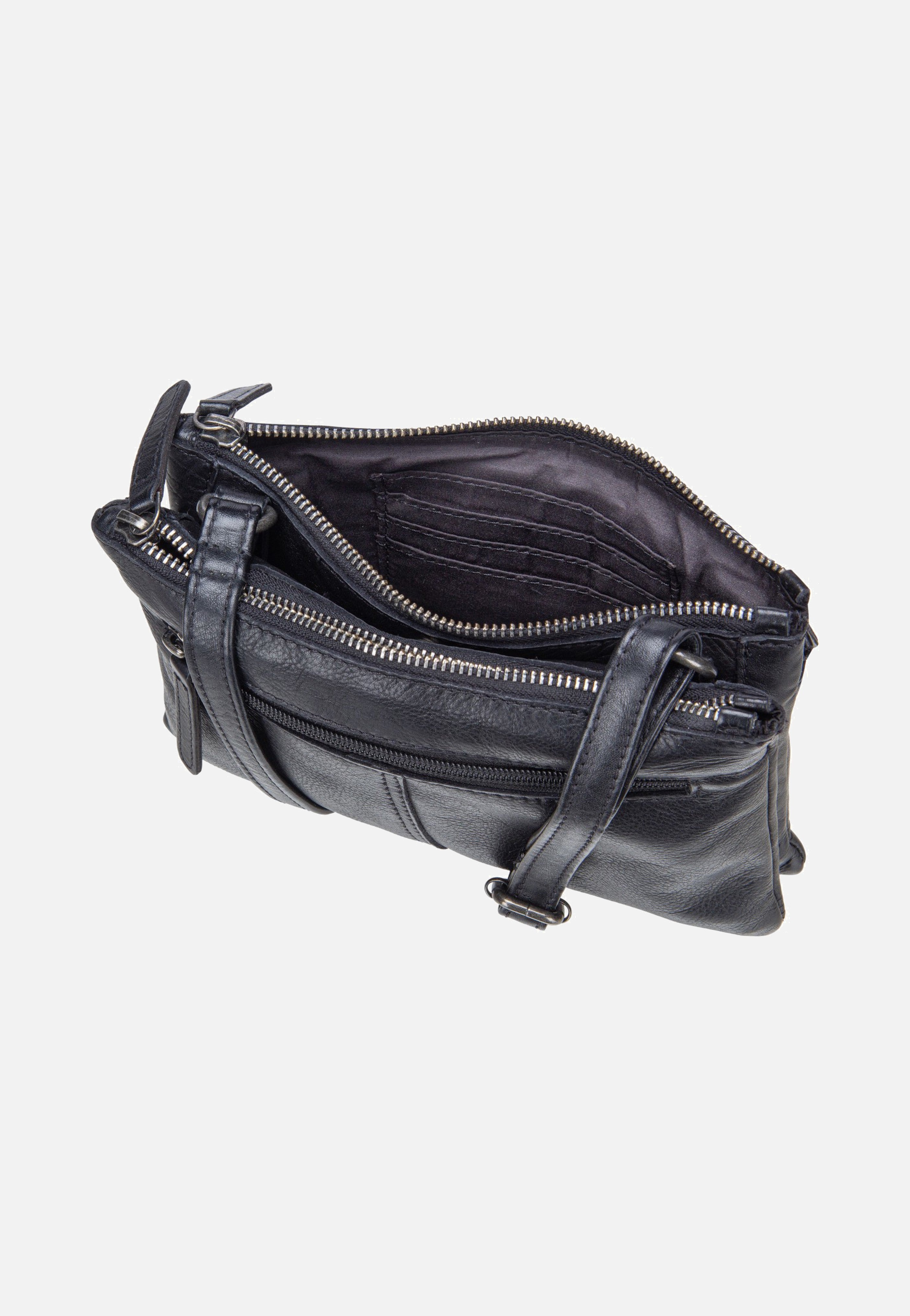 Greenburry - Colombiana Rv 3 Zip Small Black - Crossbody Bag | Neutral-Image