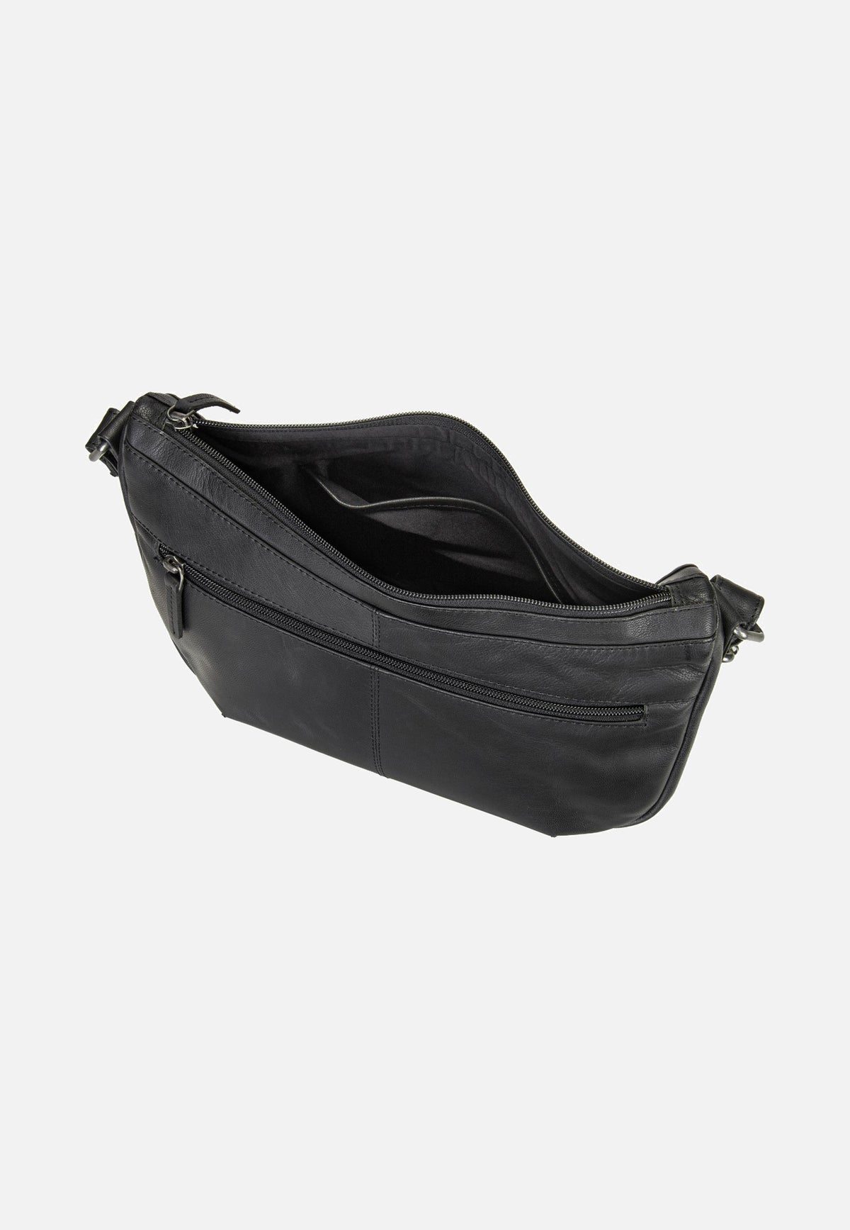 Greenburry Fiorentina Half-Moon Black Sling Bag