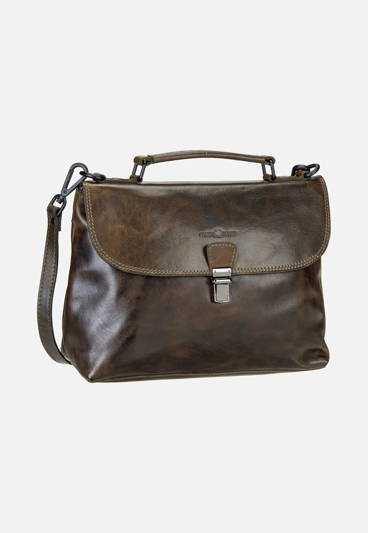 Greenburry Newport 2108 British Green Briefcase