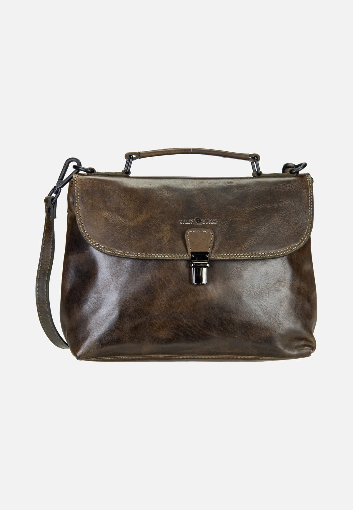 Greenburry Newport 2108 British Green Briefcase