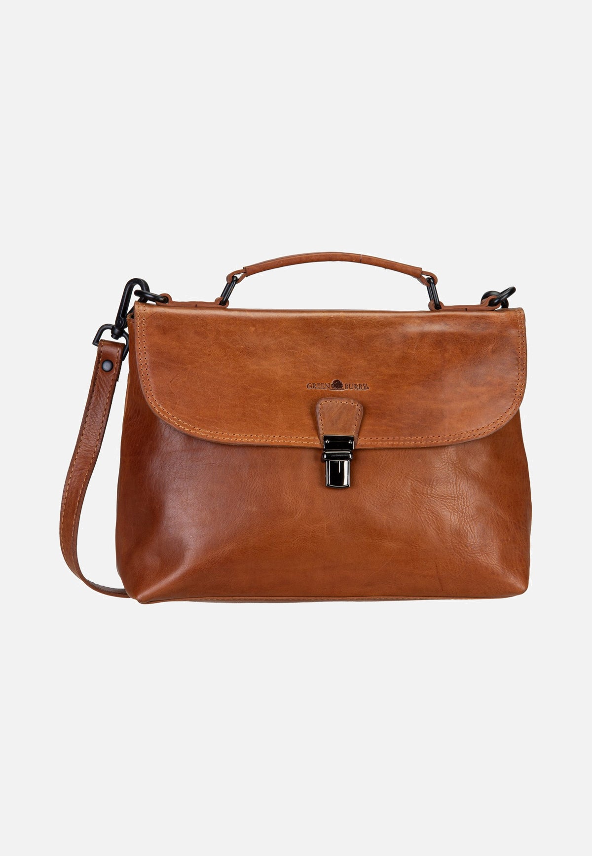 Greenburry Newport 2108 Caramel Briefcase