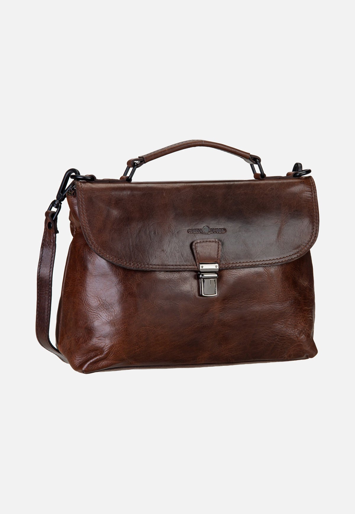 Greenburry Newport 2108 Coffee Briefcase