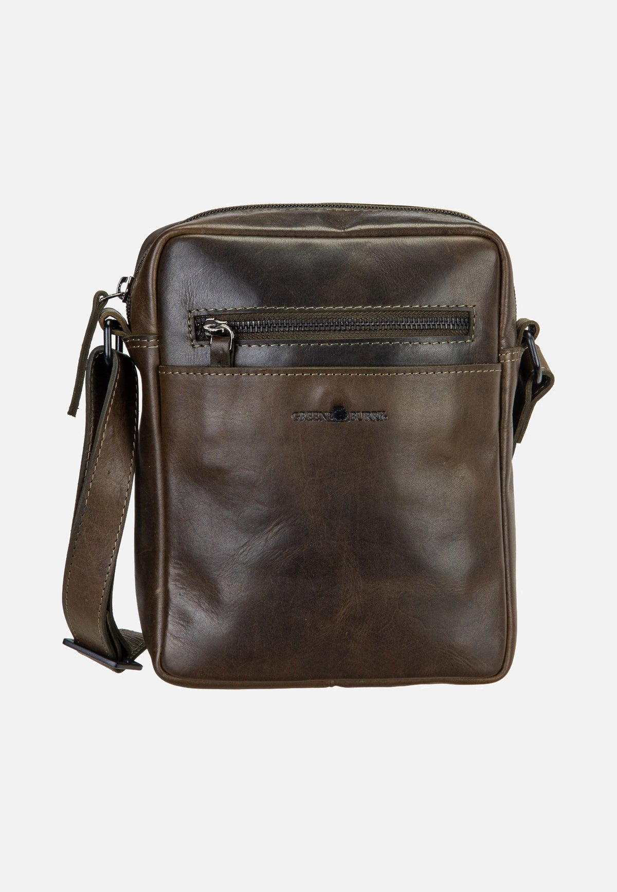 Greenburry Newport 2120 British Green Crossbody Bag
